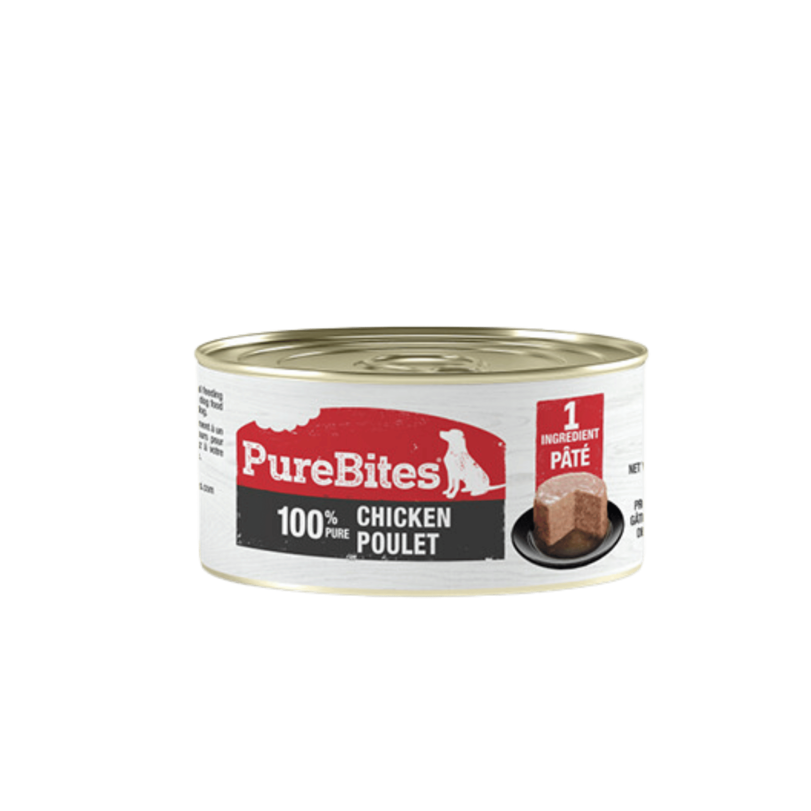 Purebites Nourriture humide pour chiens 100 % pur poulet