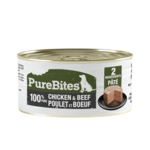 Nourriture humide pour chiens 100 % pur poulet et bœuf