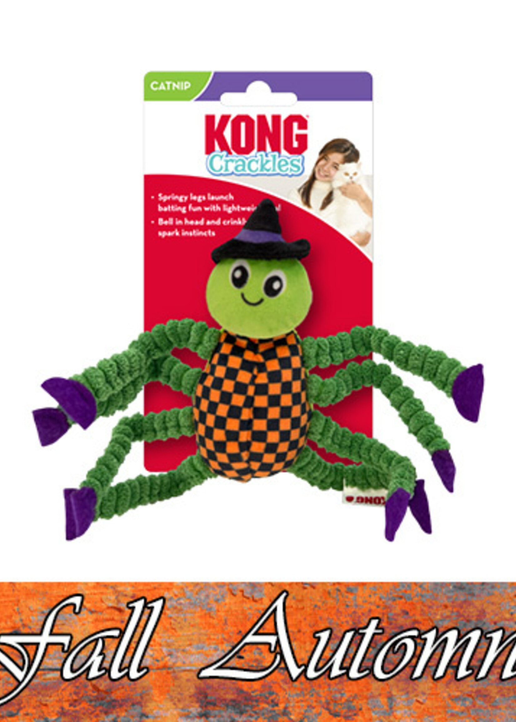 kong HALLOWEEN ARAIGNÉE, JOUETS POUR CHATS