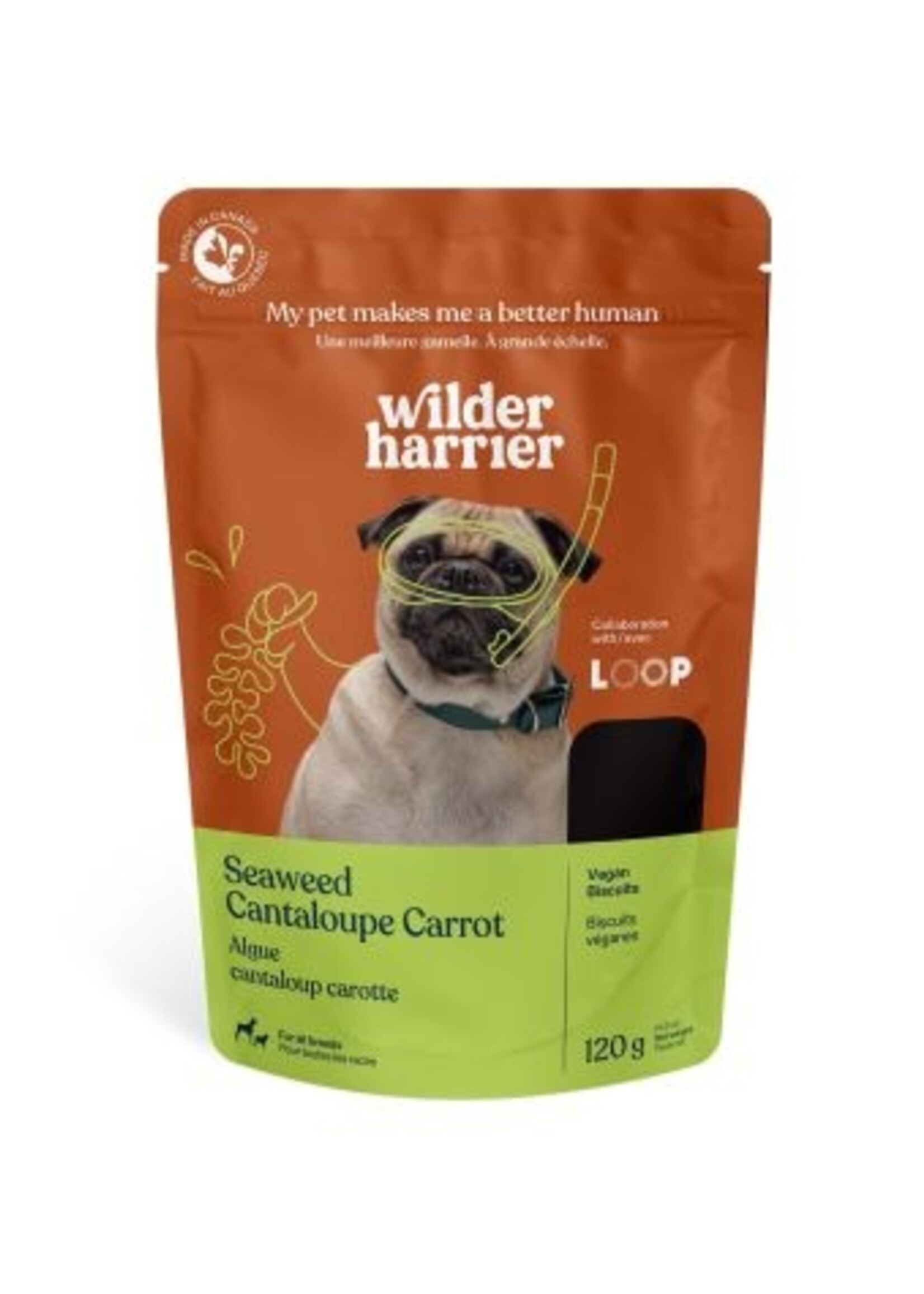 Gâteries Véganes Pour Chien - Wakame, Cantaloup Et Carottes