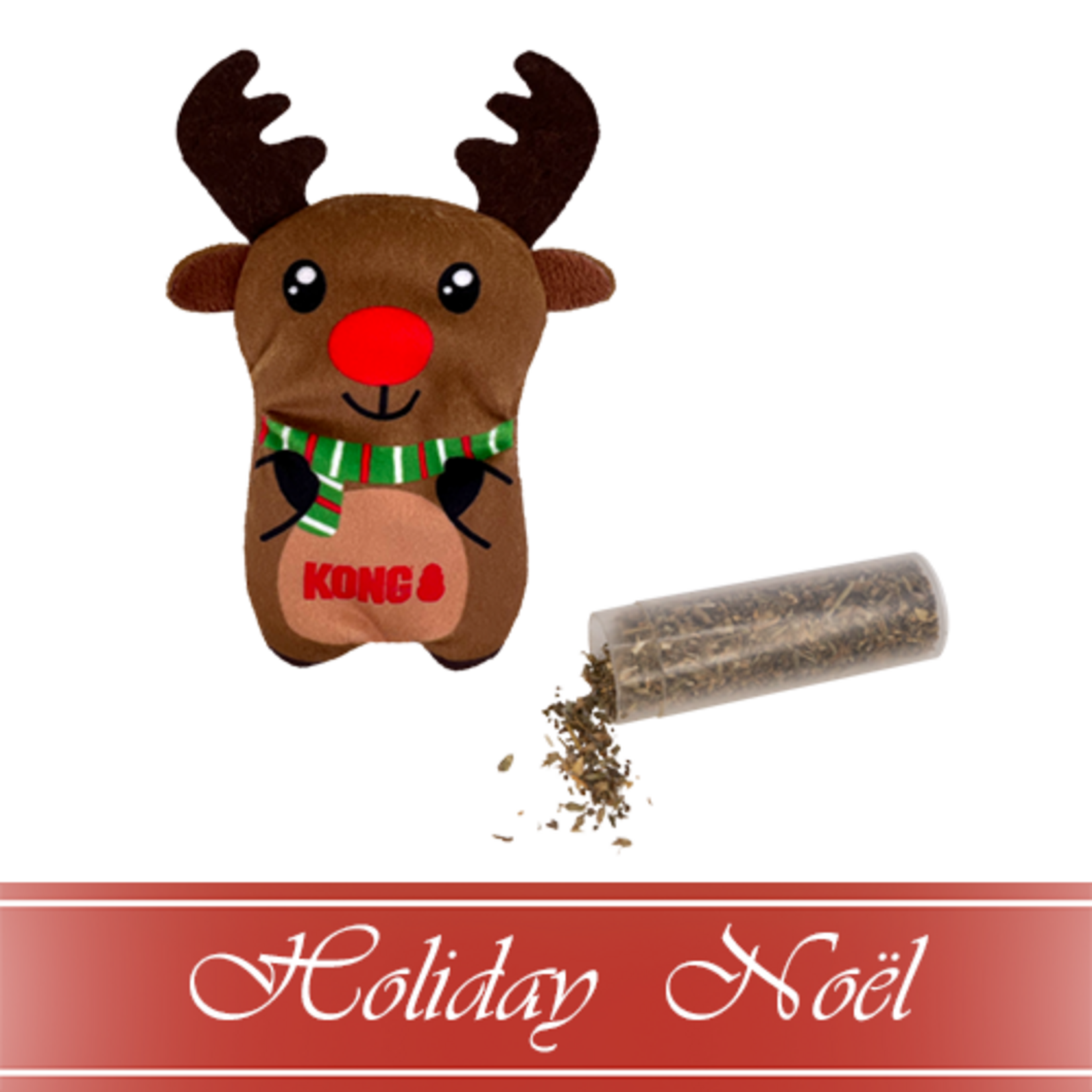 kong RENNE DE NOEL JOUET POUR CHAT