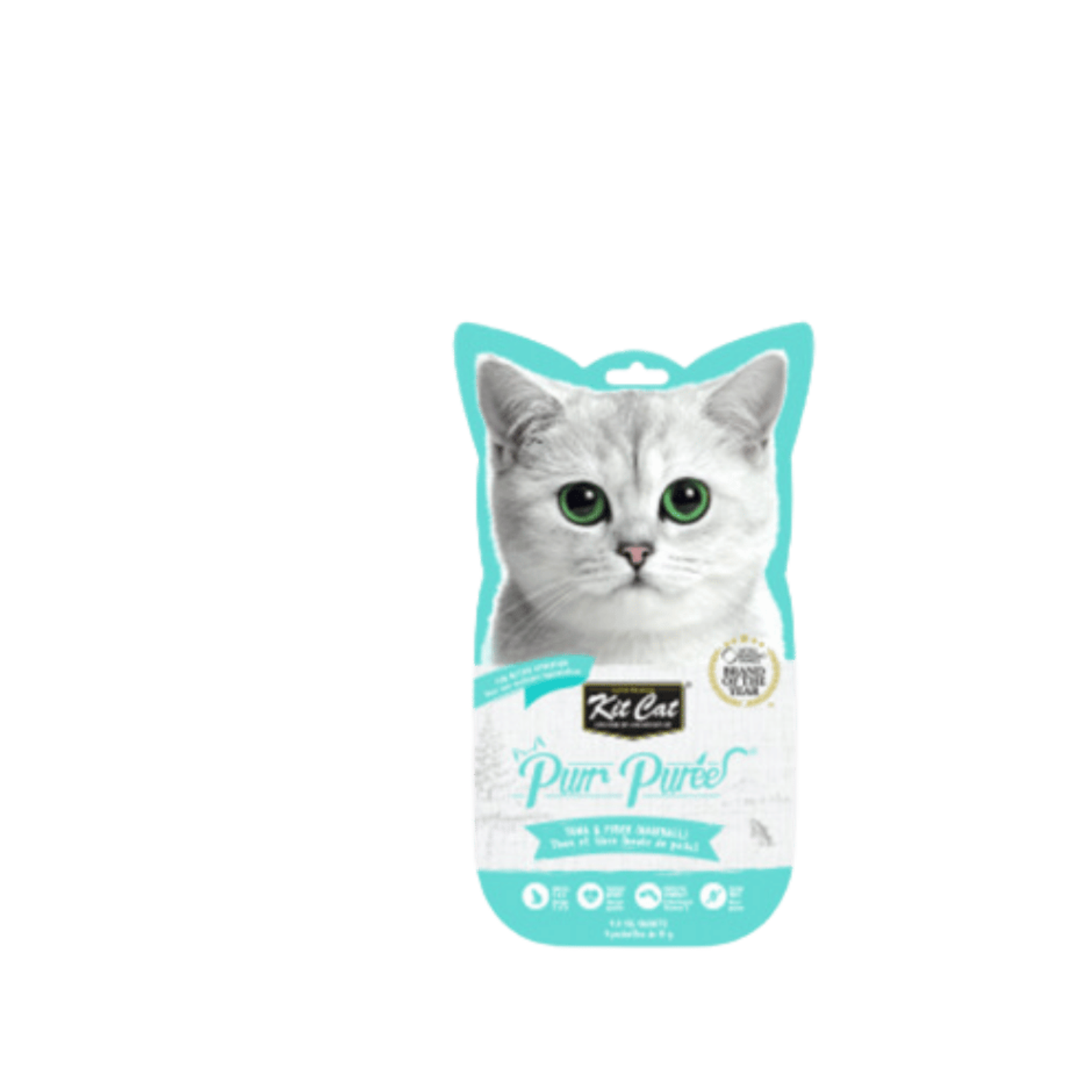 Friandises pour chat au thon et aux fibres (boules de poils)