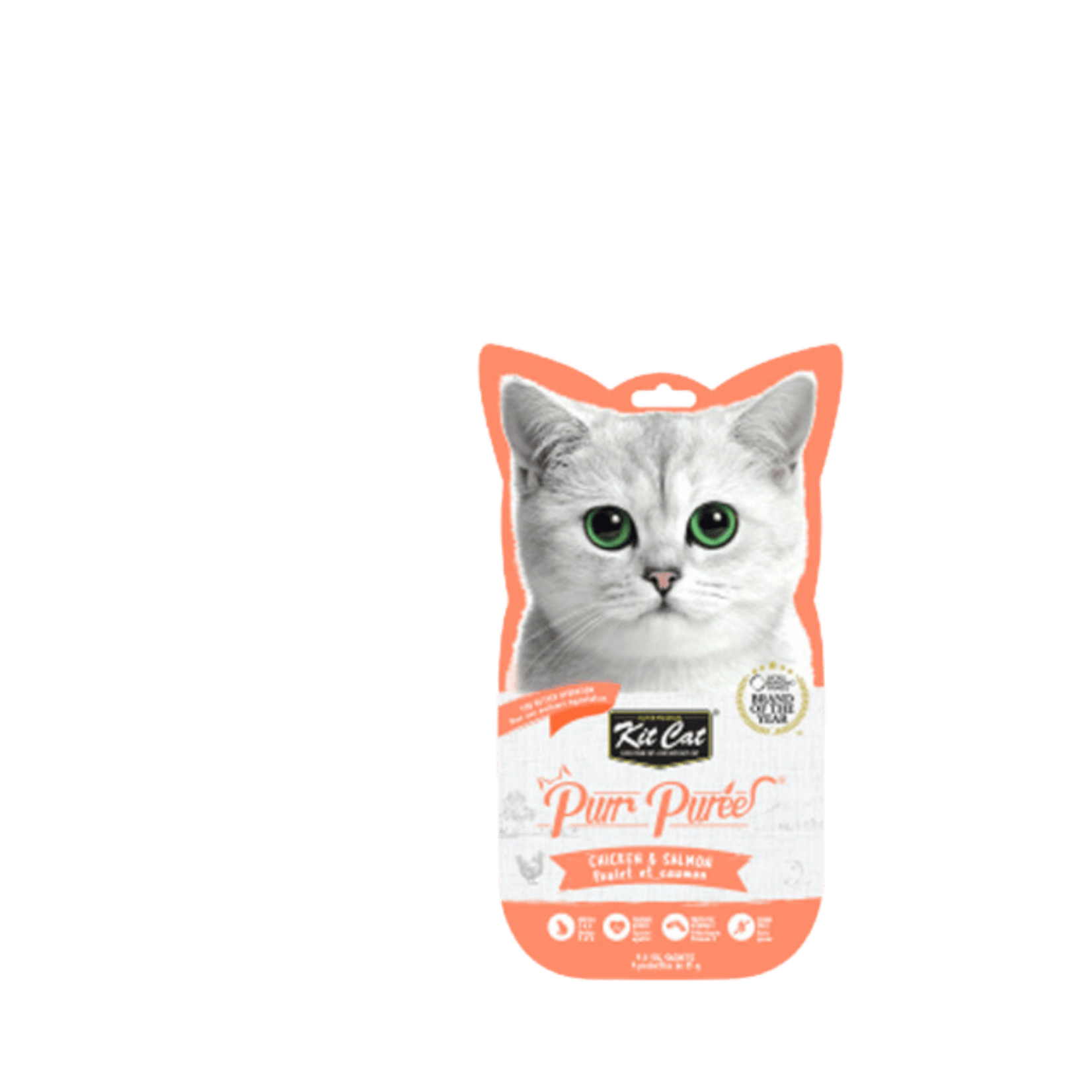 Friandises pour chat au poulet et au saumon