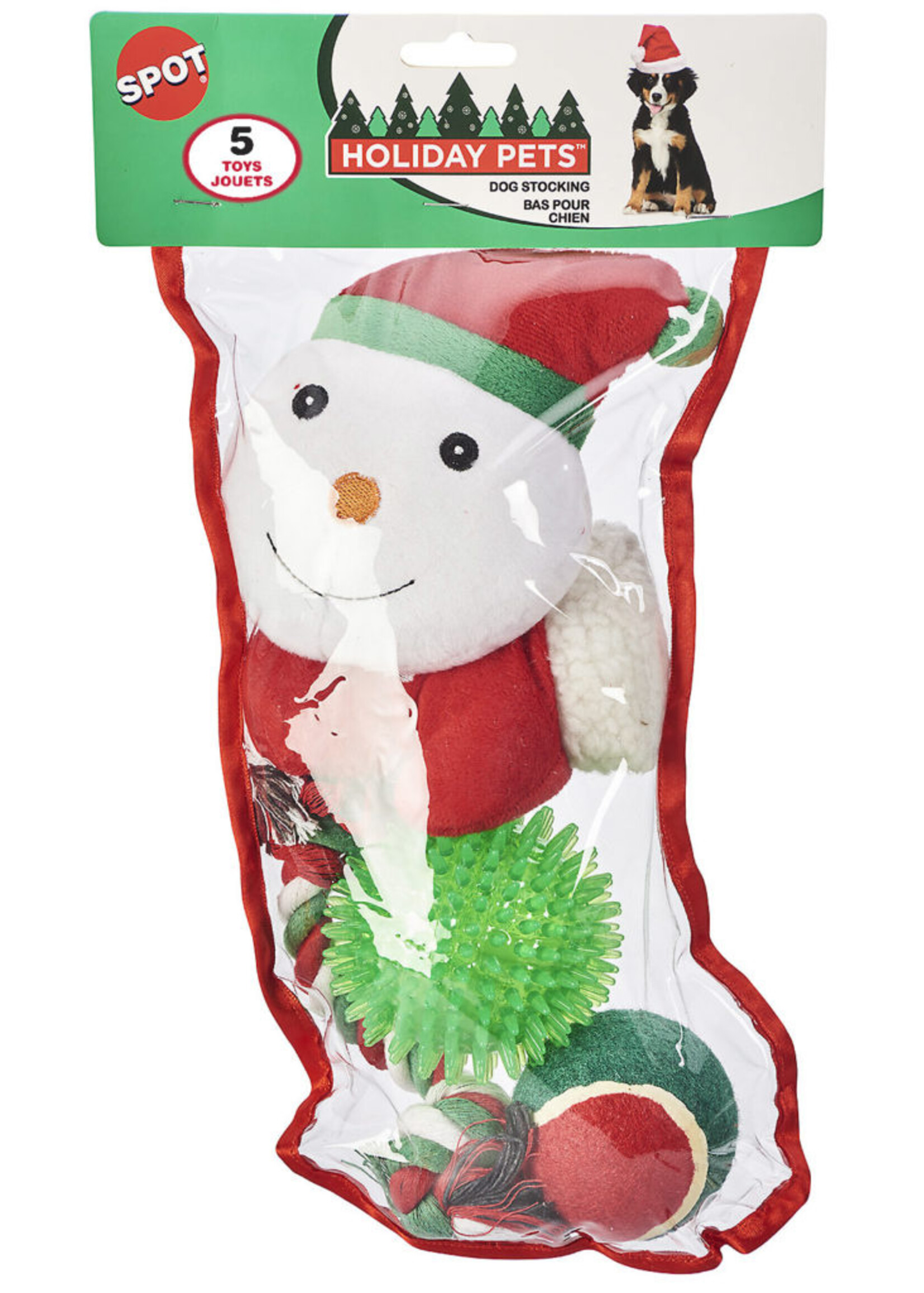 Bas de Noël pour chiens 5 pièces