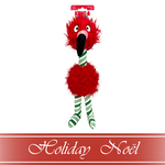 kong Funky Christmas Ostrich, dog toy
