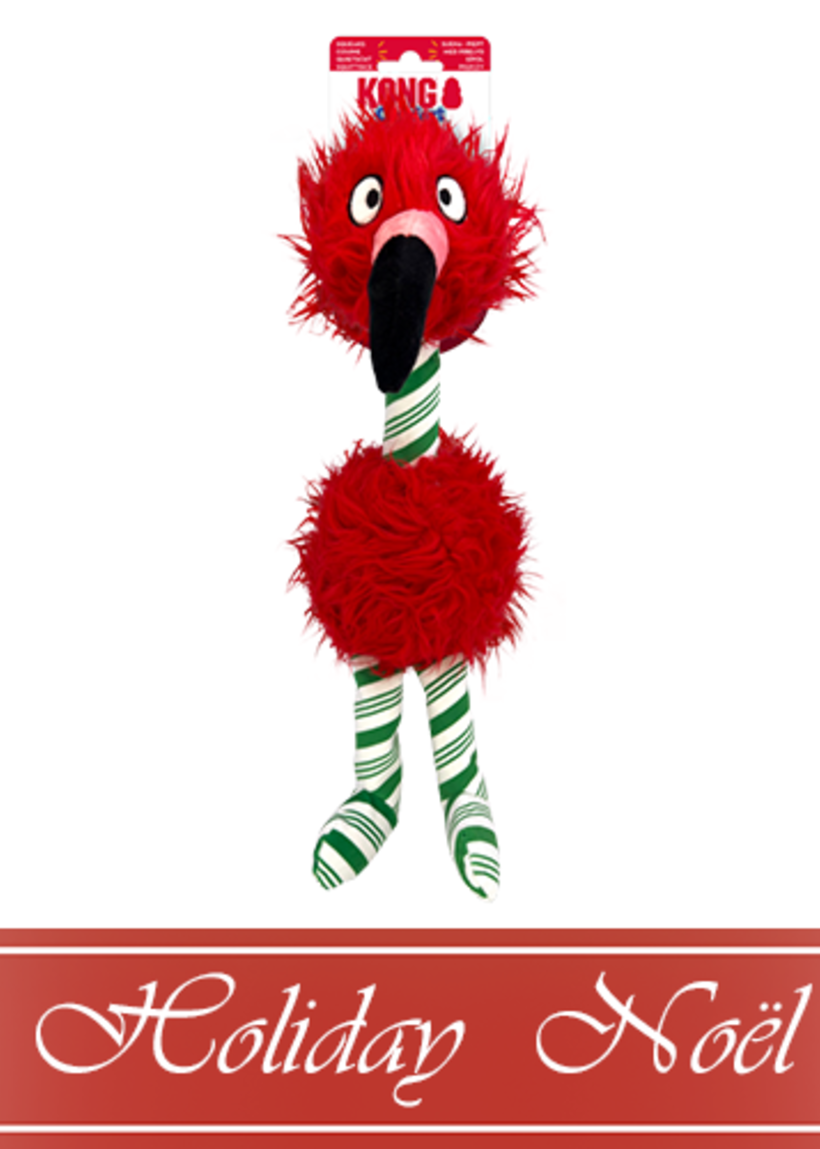 kong Autruche Funky de Noel, jouet pour chien