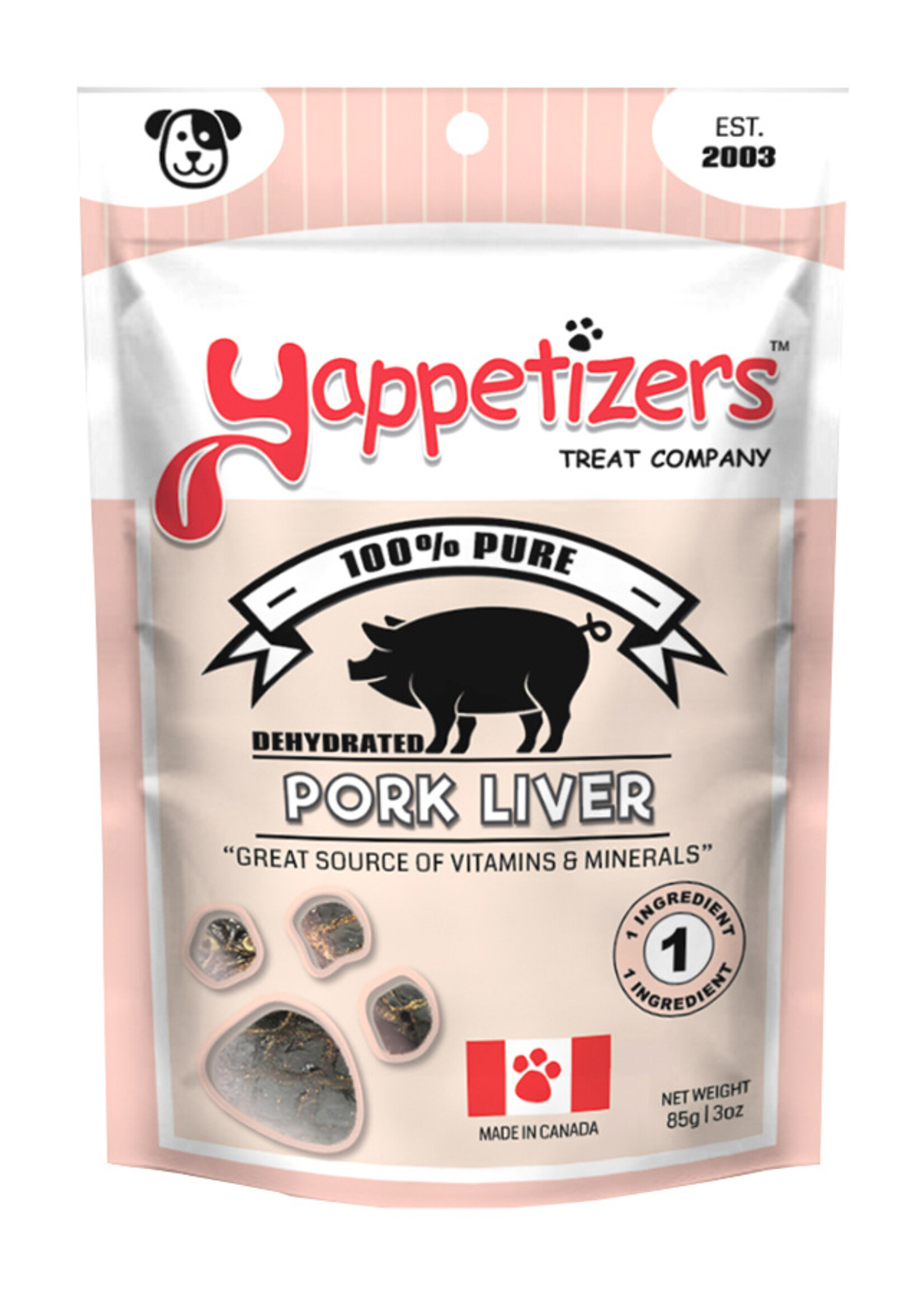 A DELIGHT FOR DOG, PORK LIVER