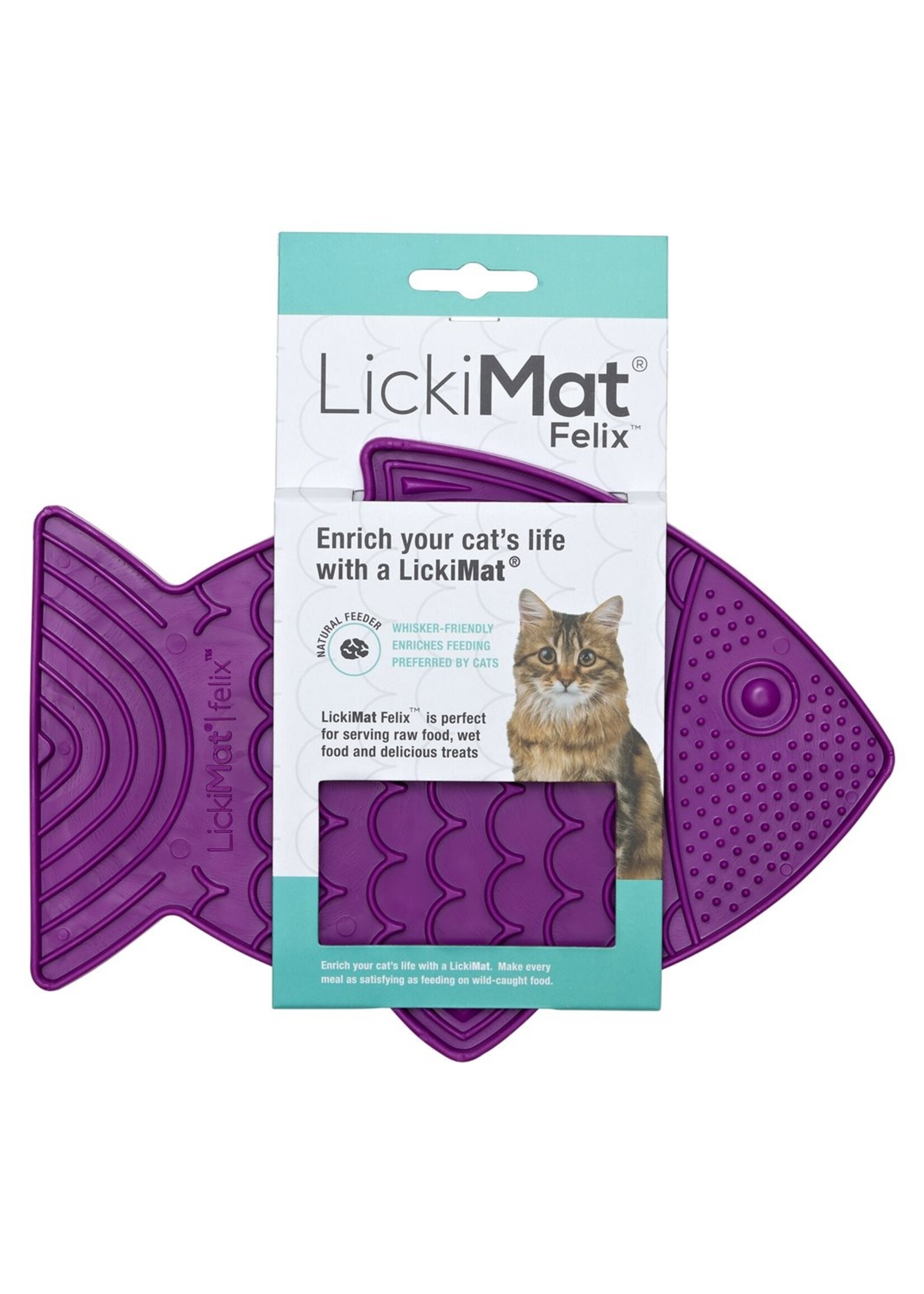 Fish-Shaped Cat Licking Mat – The Perfect Zen Tool