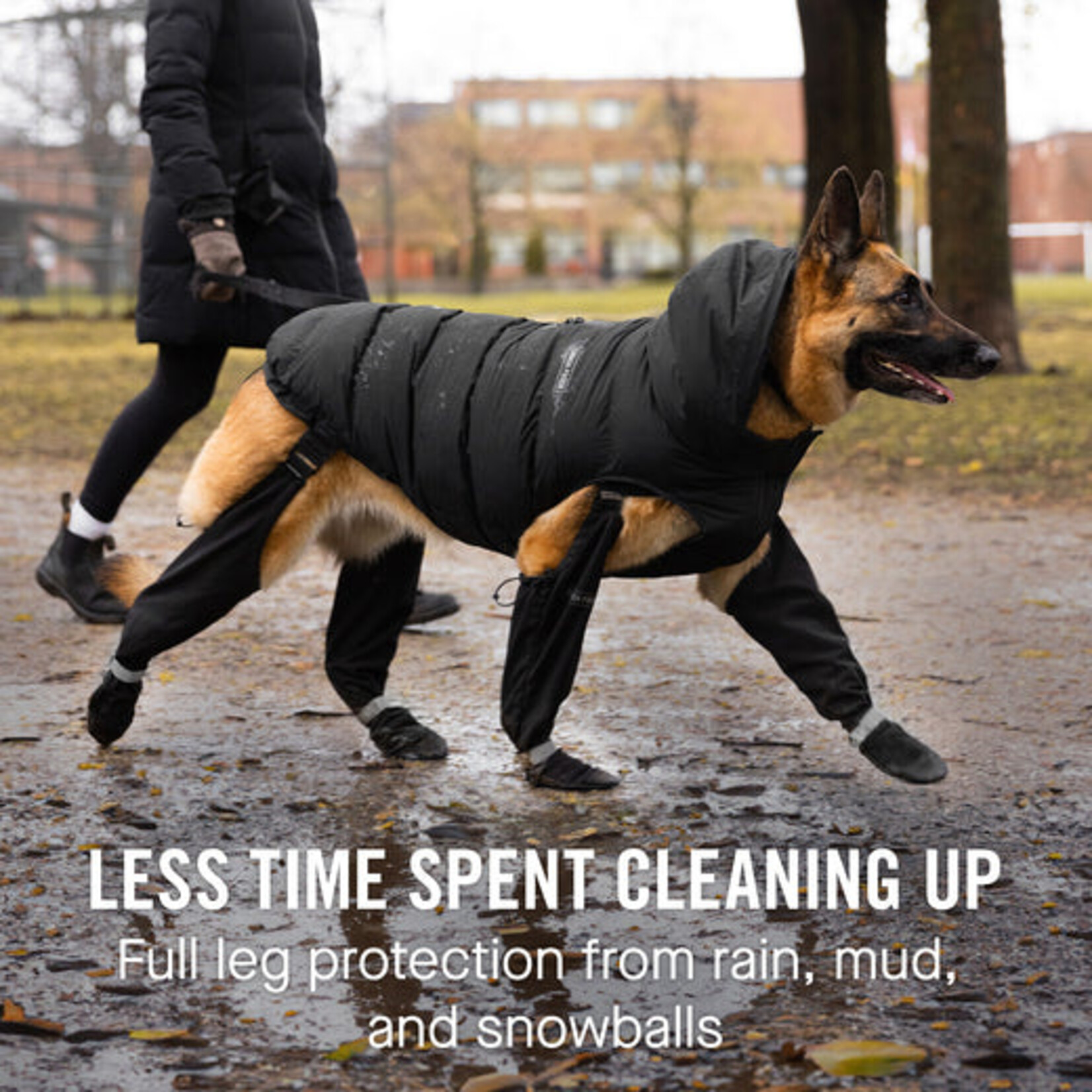 Bottes à bretelles chaudes pour chiens – L’hiver en toute élégance et confort !