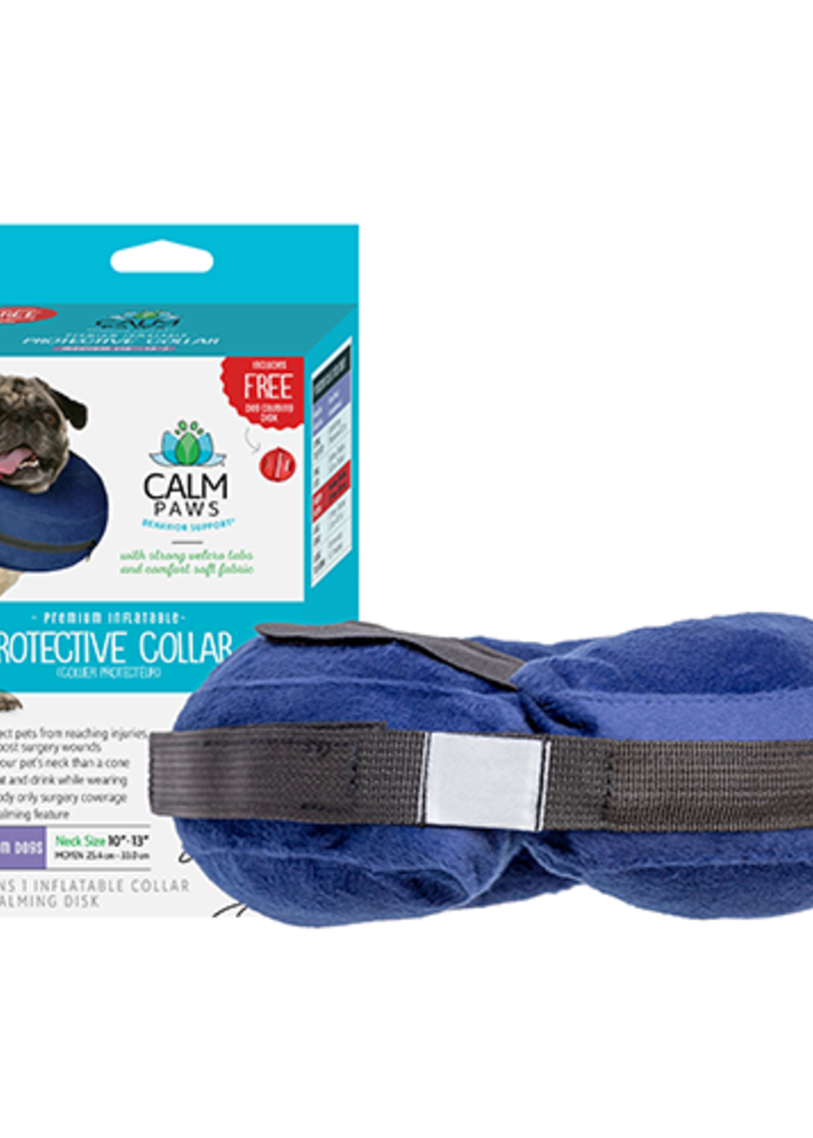 Protective Collar with Dog Calming Disc