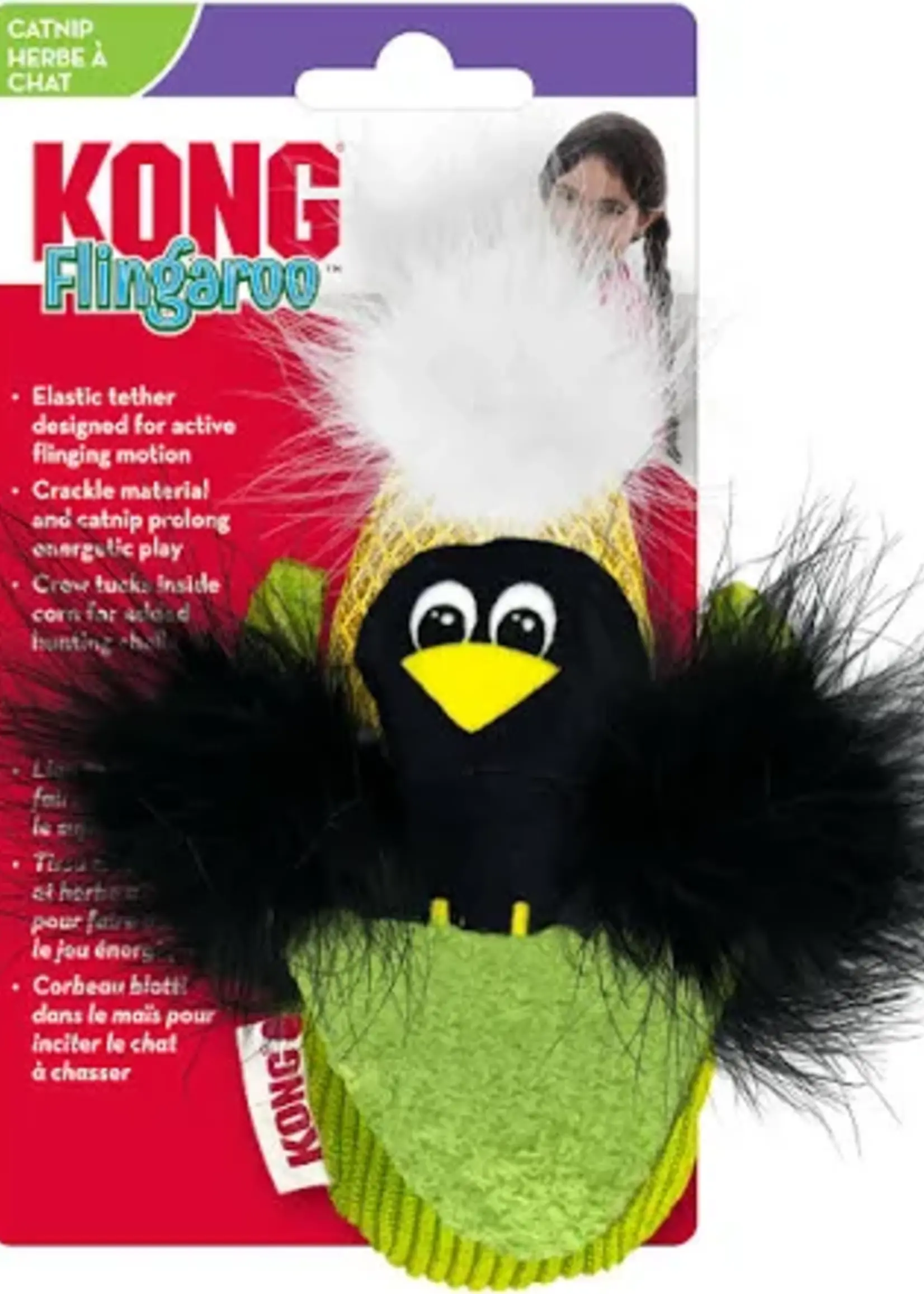 kong POUSSIN DANS UN MAIS, JOUET POUR CHAT