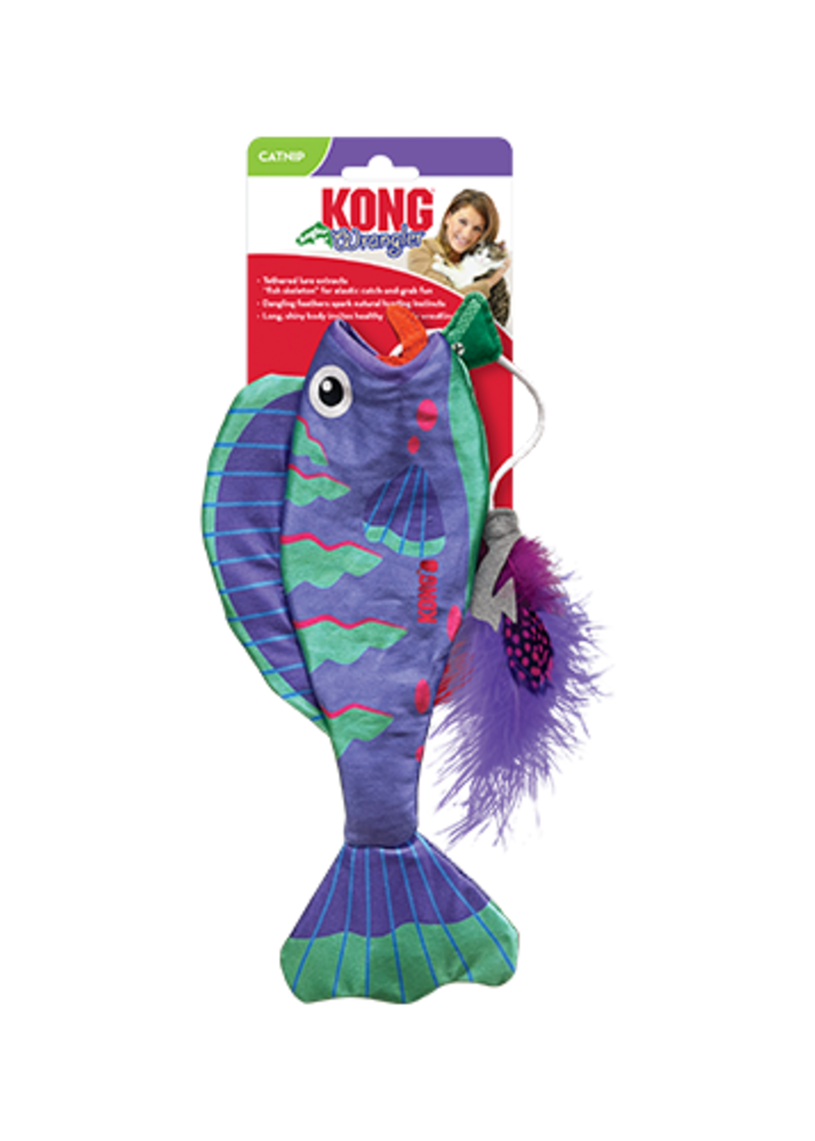 kong POISSON, JOUET POUR CHAT