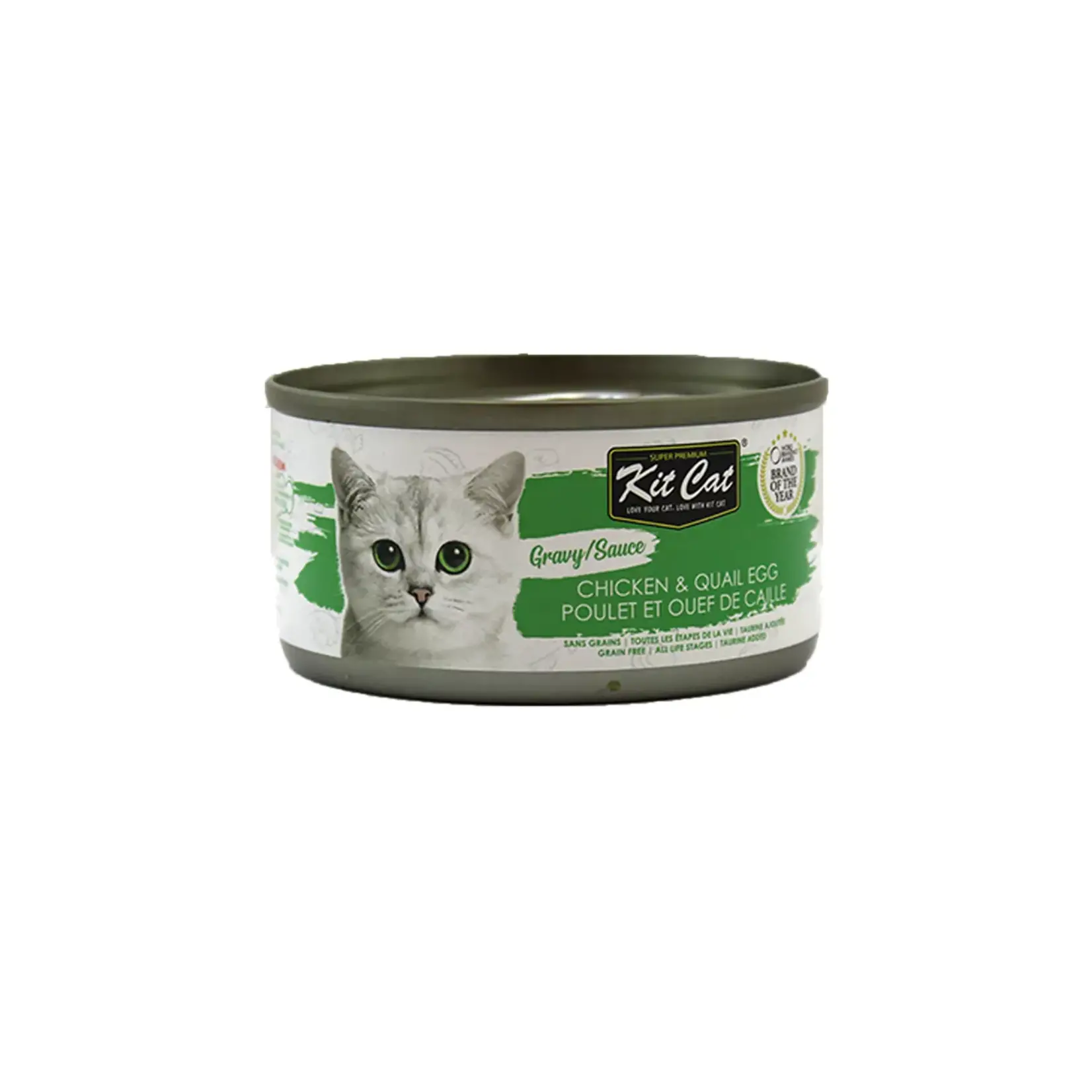 NOURRITURE DE TYPE SAUCE AU POULET ET OEUF DE CAILLE