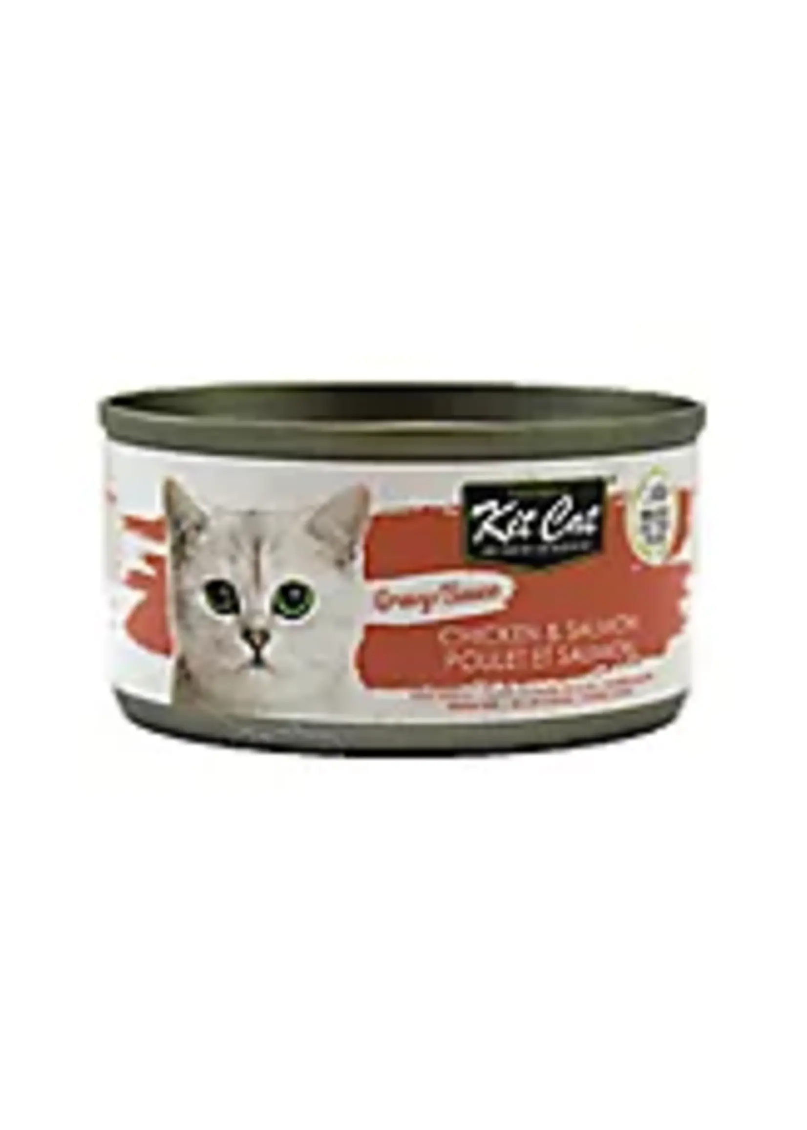 NOURRITURE DE TYPE SAUCE AU POULET ET SAUMON