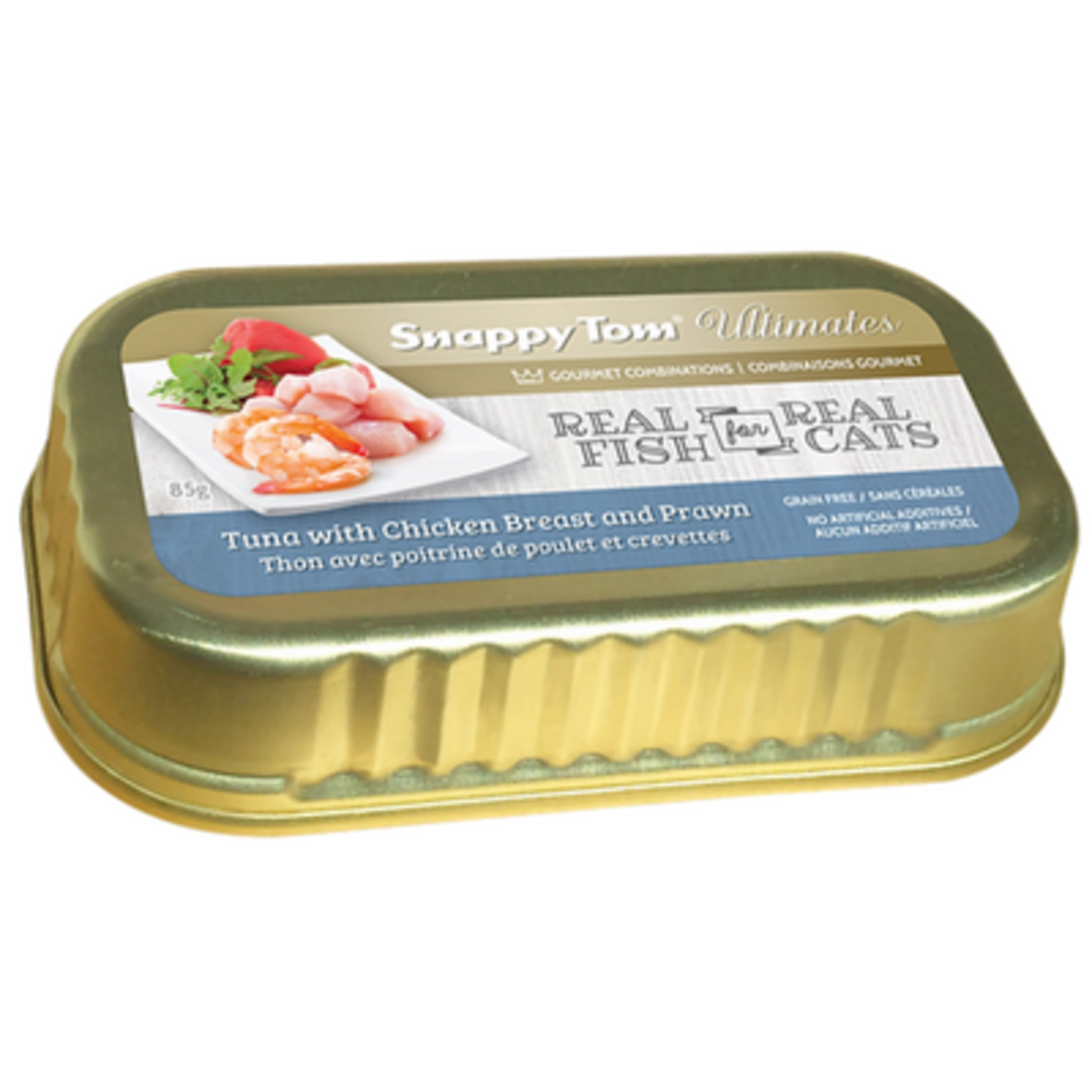 THON AVEC POITRINE DE POULET ET CREVETTES