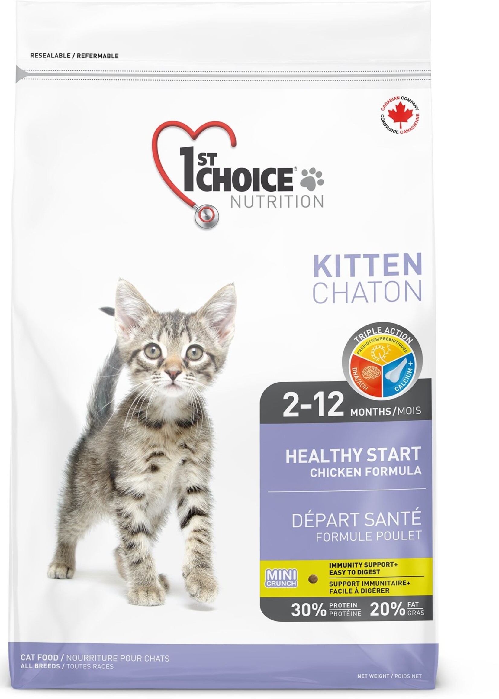 1St Choice Nourriture Pour Chaton, Départ Santé - Poulet