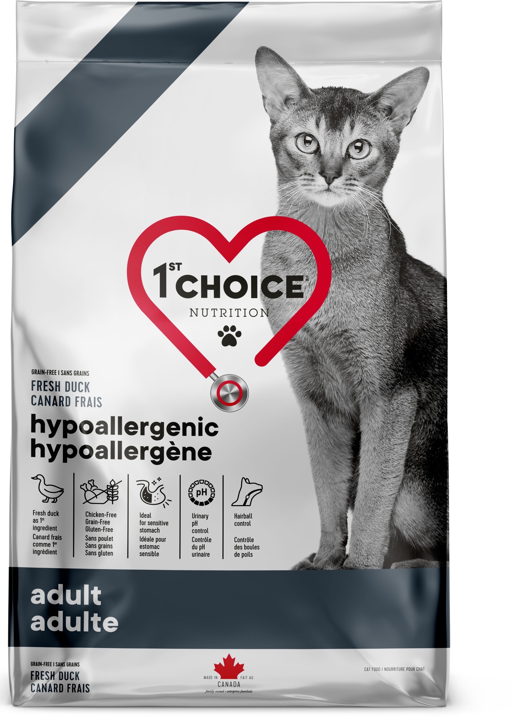 1St Choice Cat Food, Hypoallergenic - Grain Free Duck