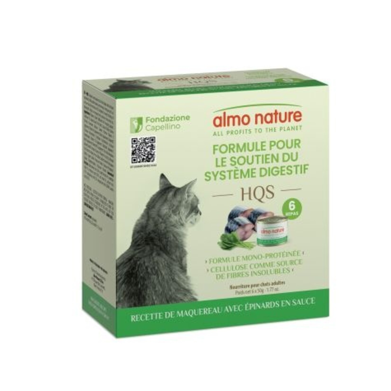 Formule Chat Soutien Digestif - Recette De Maquereau + épinards En Sauce