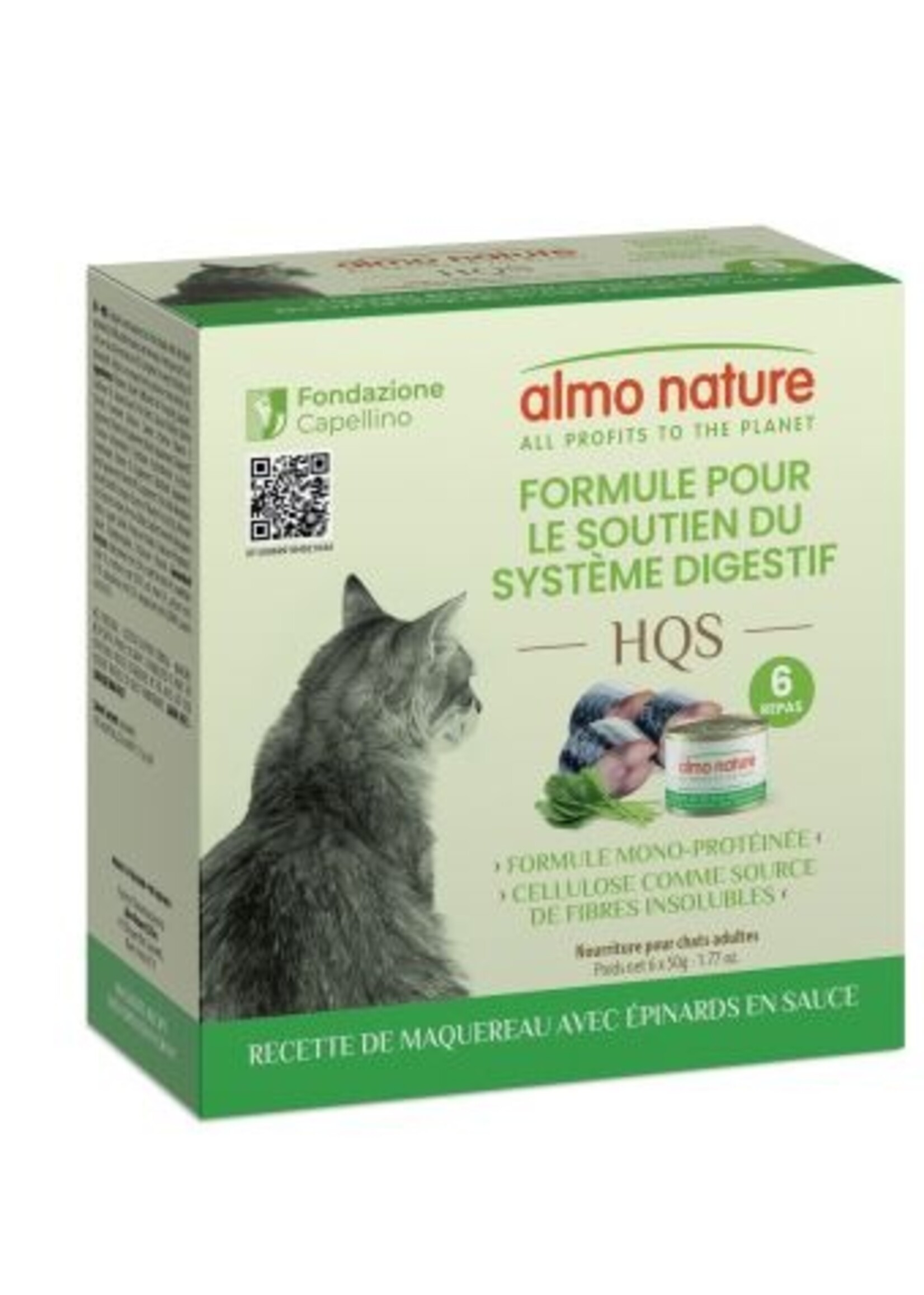 Cat Digestive Support Formula - Mackerel Recipe With Spinach In Gravy