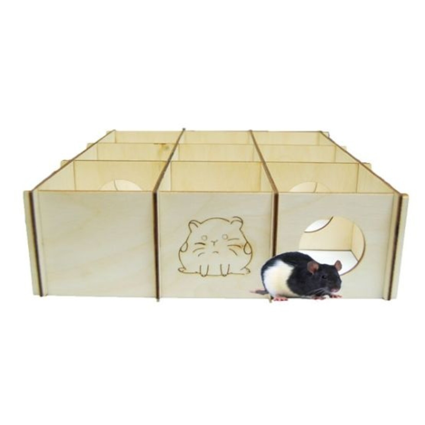 Rodent Toy - Wood Labyrinth