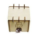 Rodent Toy - Wood House 15pcs