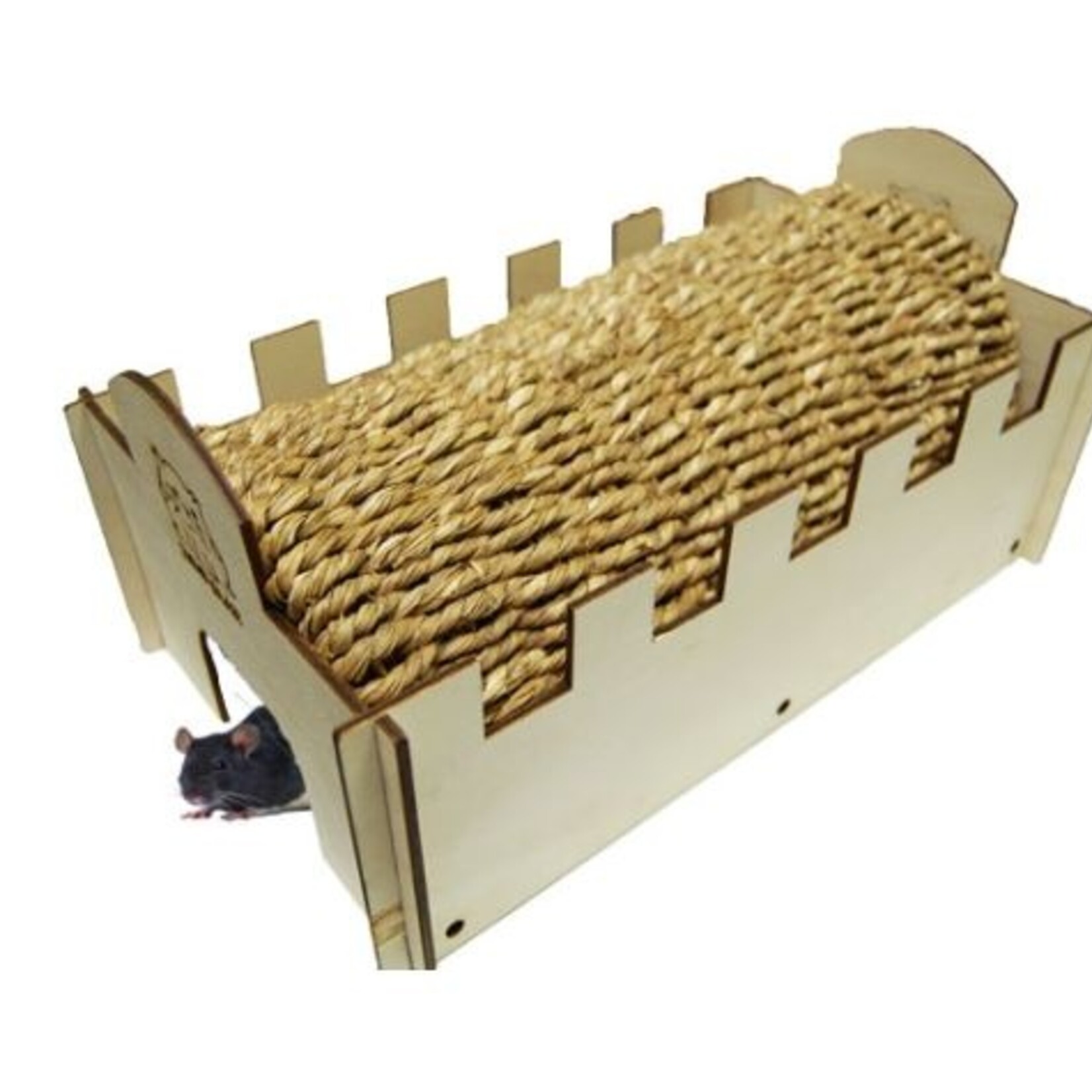 Rodent Toy - Wood & Seagrass