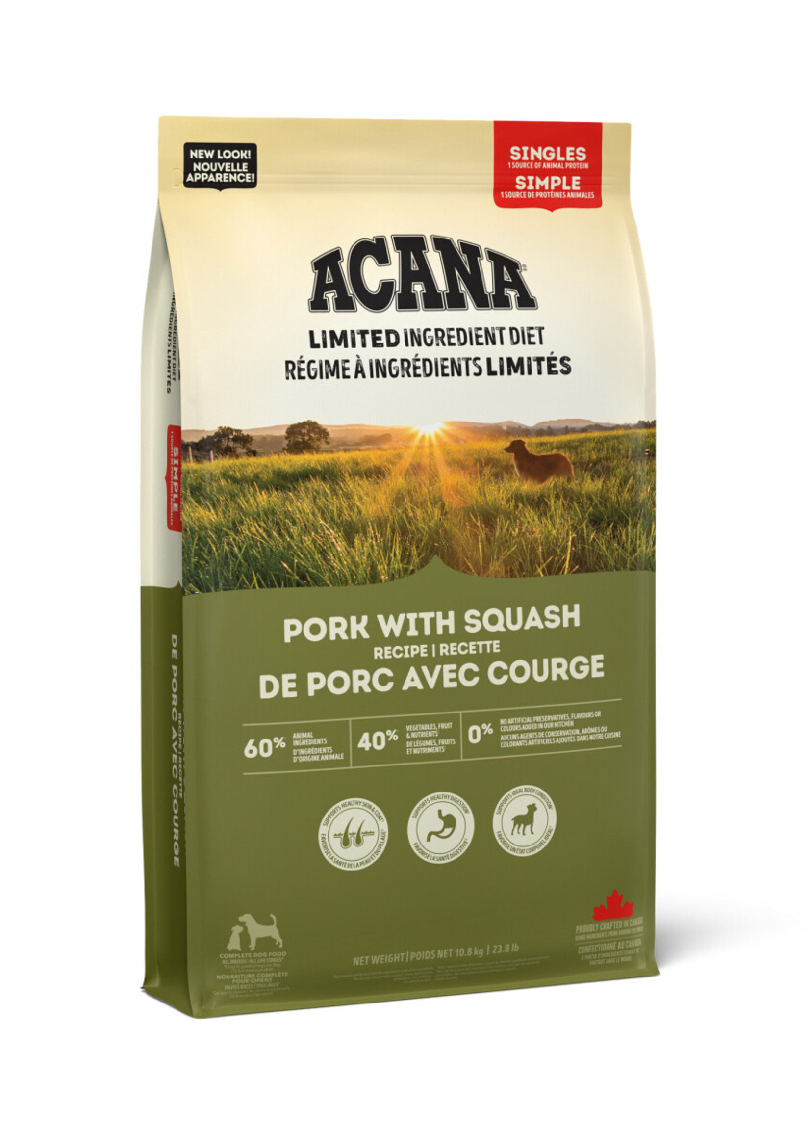 ACANA RECETTE DE PORC A LA COURGE