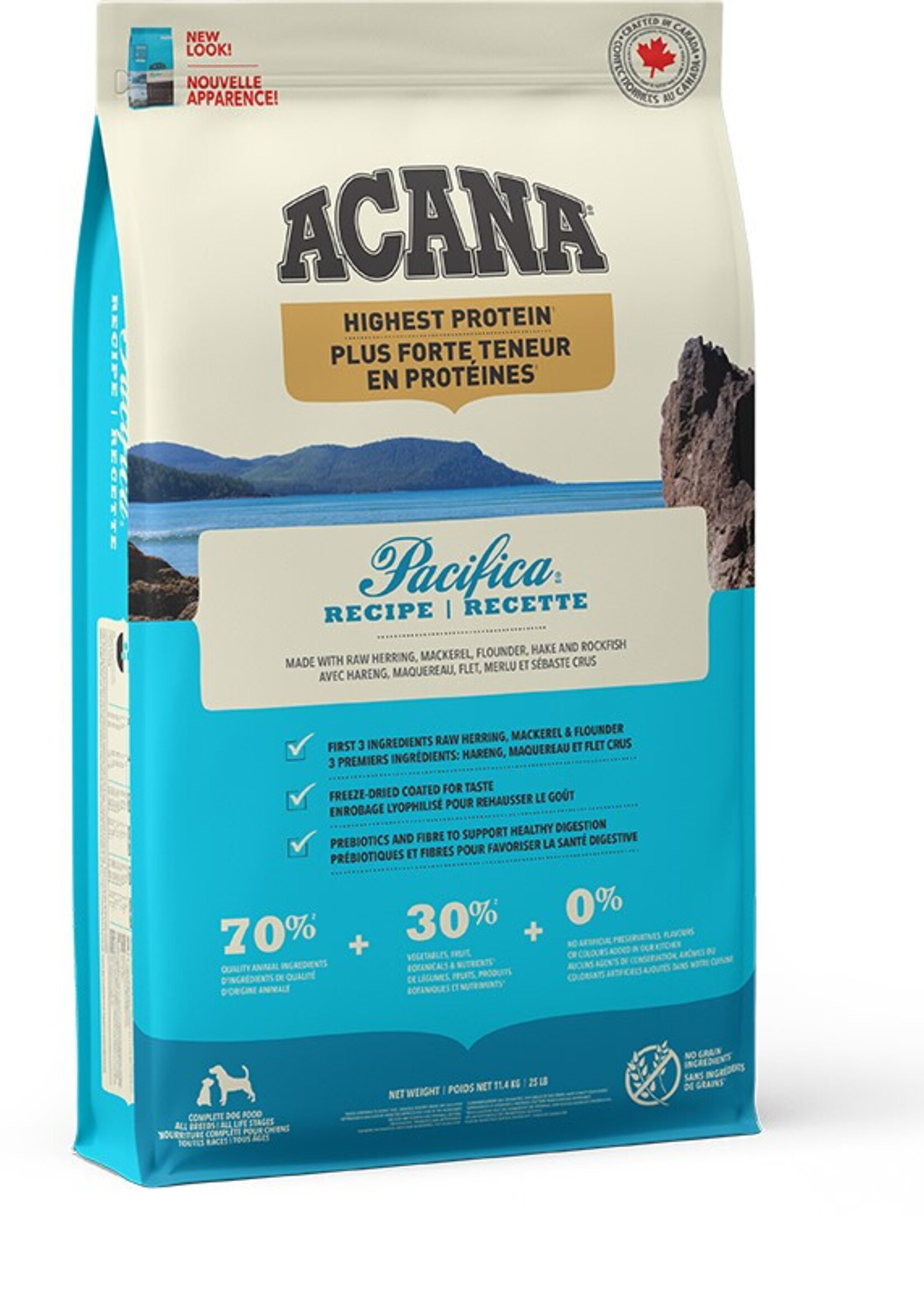 ACANA Highest Protein Content, Pacifica Dog food