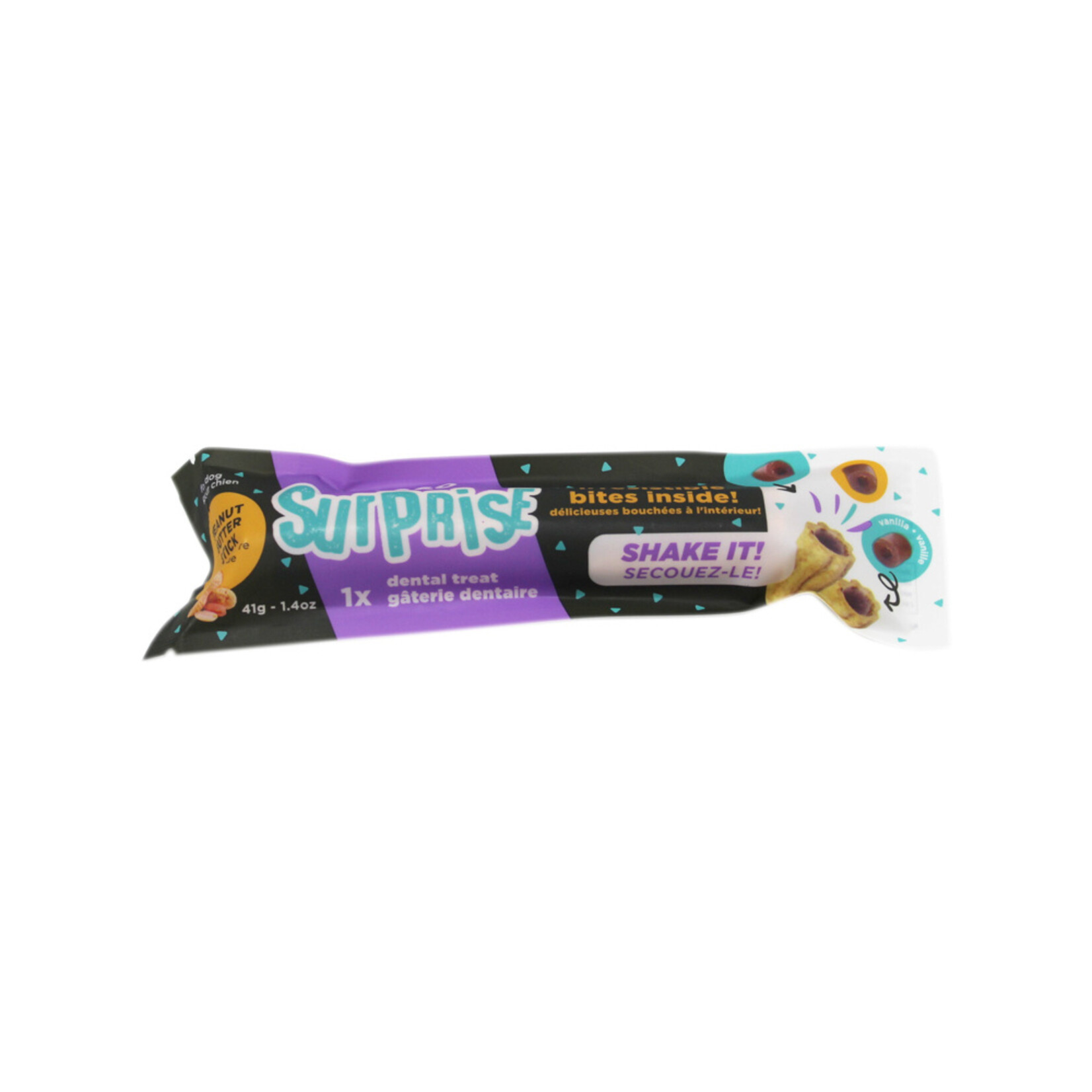Peanut butter suprise tubes (1/pkg)