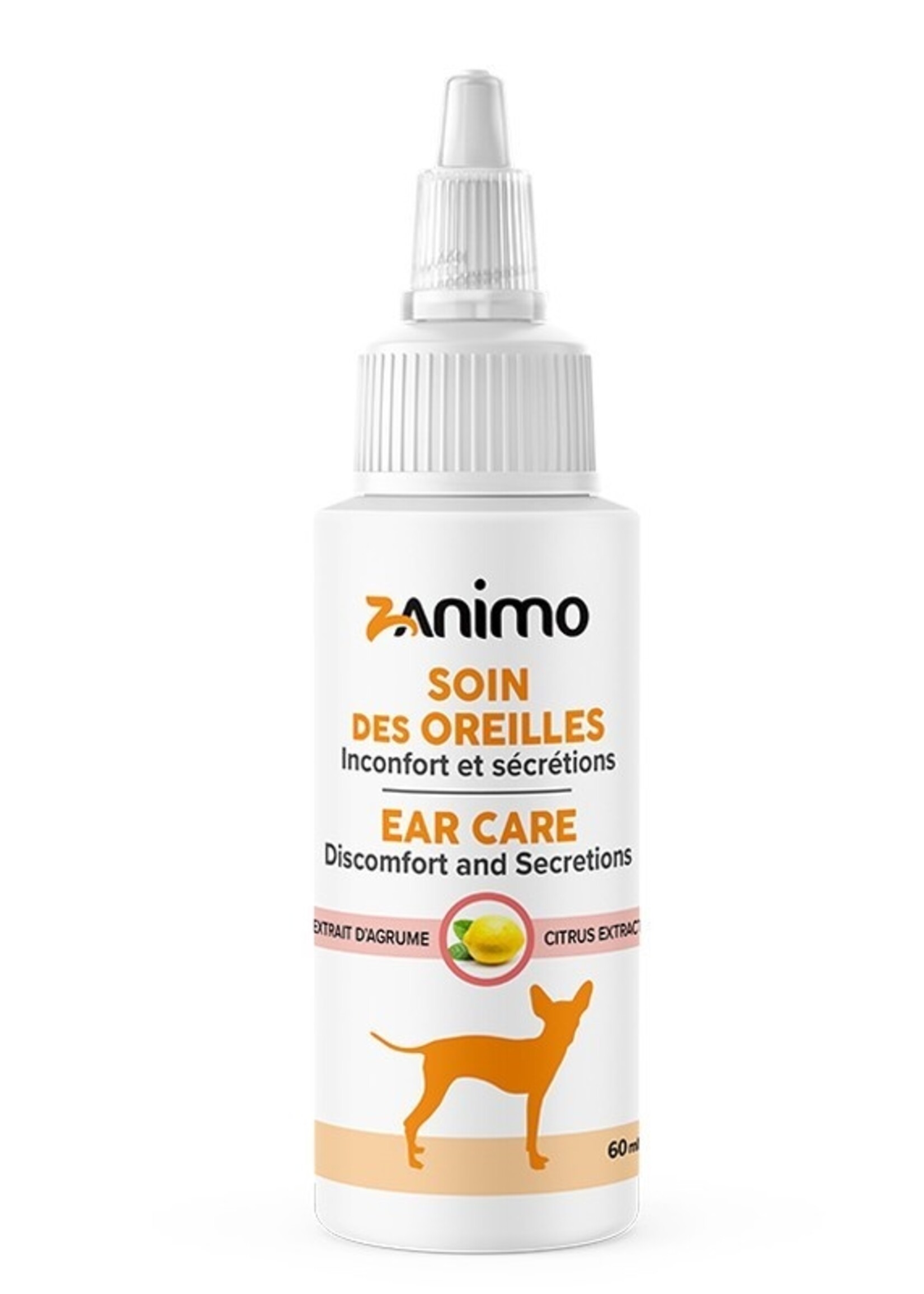 ZANIMO SOIN DES OREILLES inconfort et sécrétions