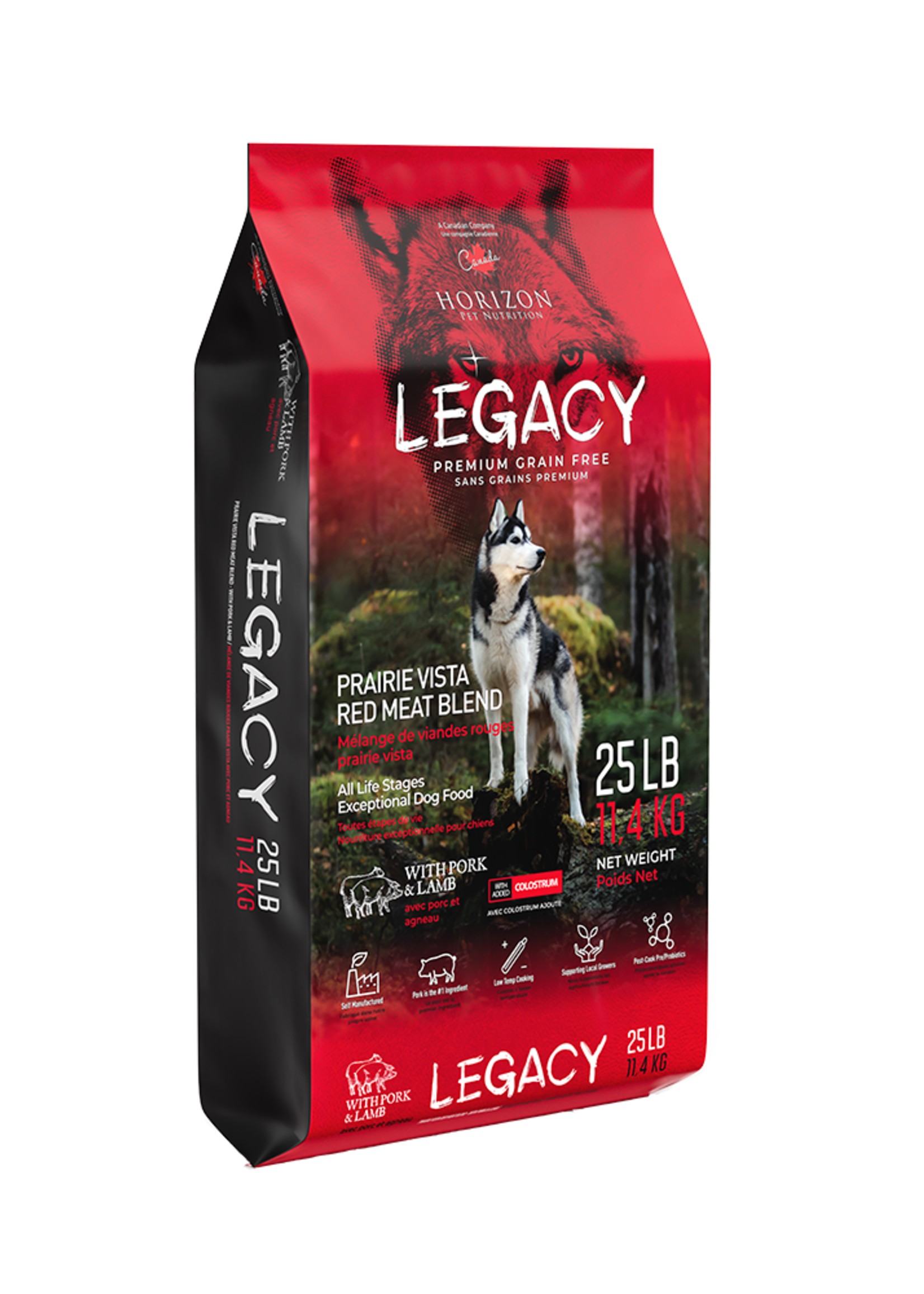 Horizon Legacy Prairie Vista Red Meat Mix Dog Food
