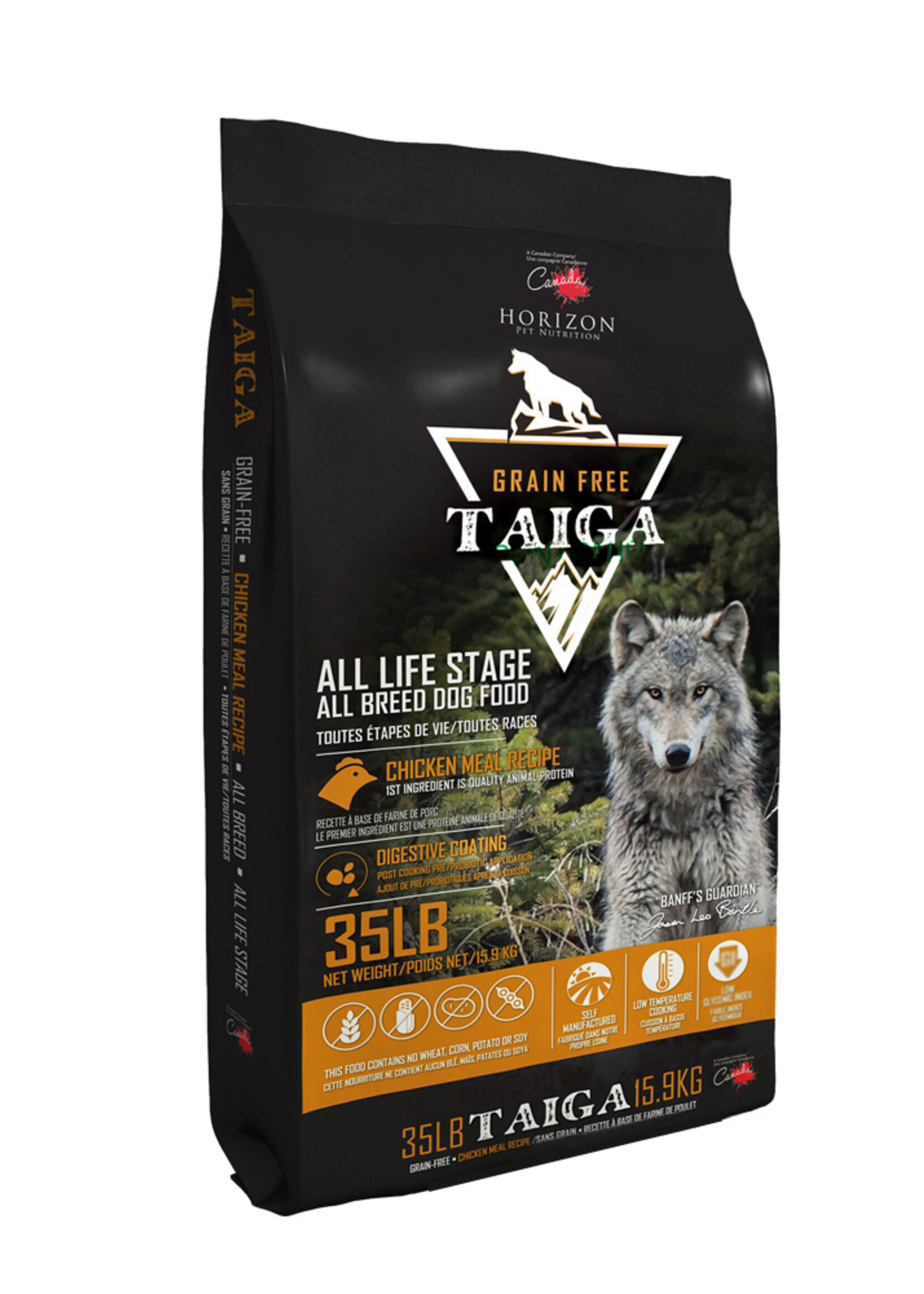 Horizon Taiga Poulet Sans Grains Nourriture pour chiens