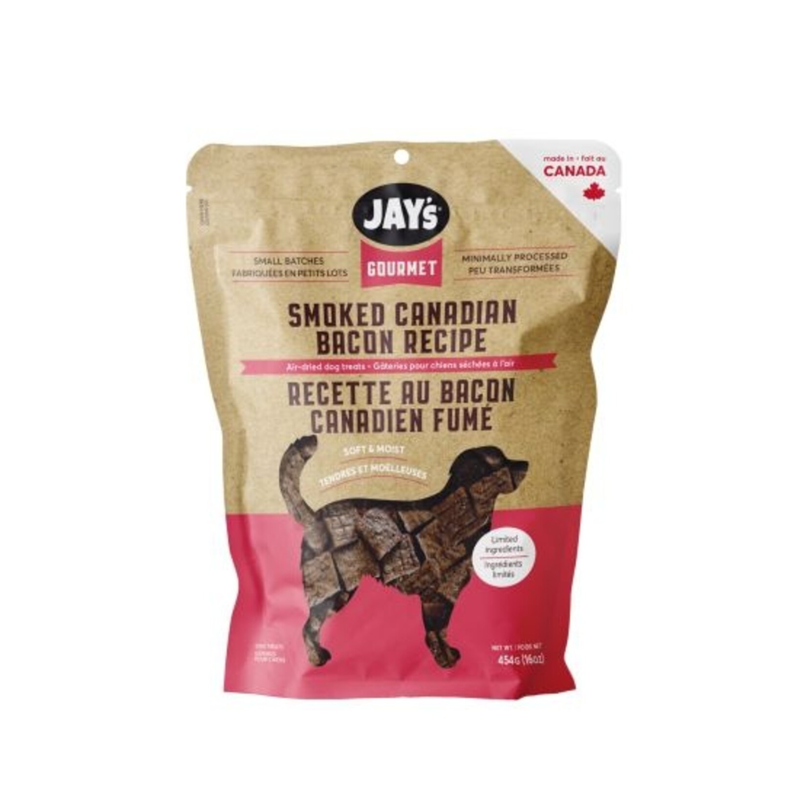 Dog Treats, Smoked Canadian Bacon