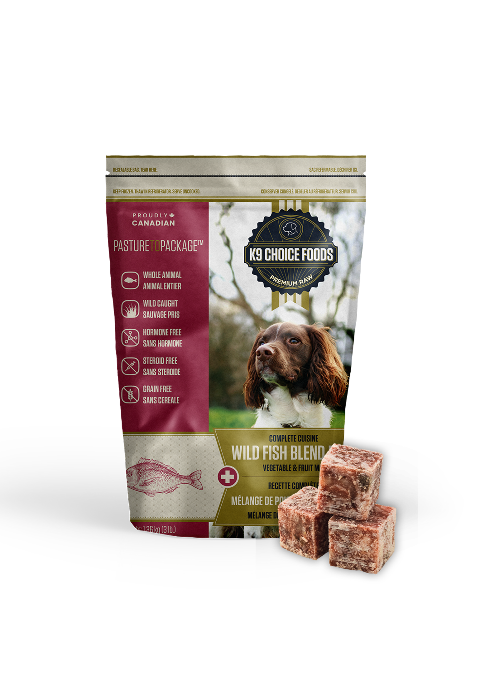 Wild Fish Blend Plus 'Lil Guys Frozen Dog Food