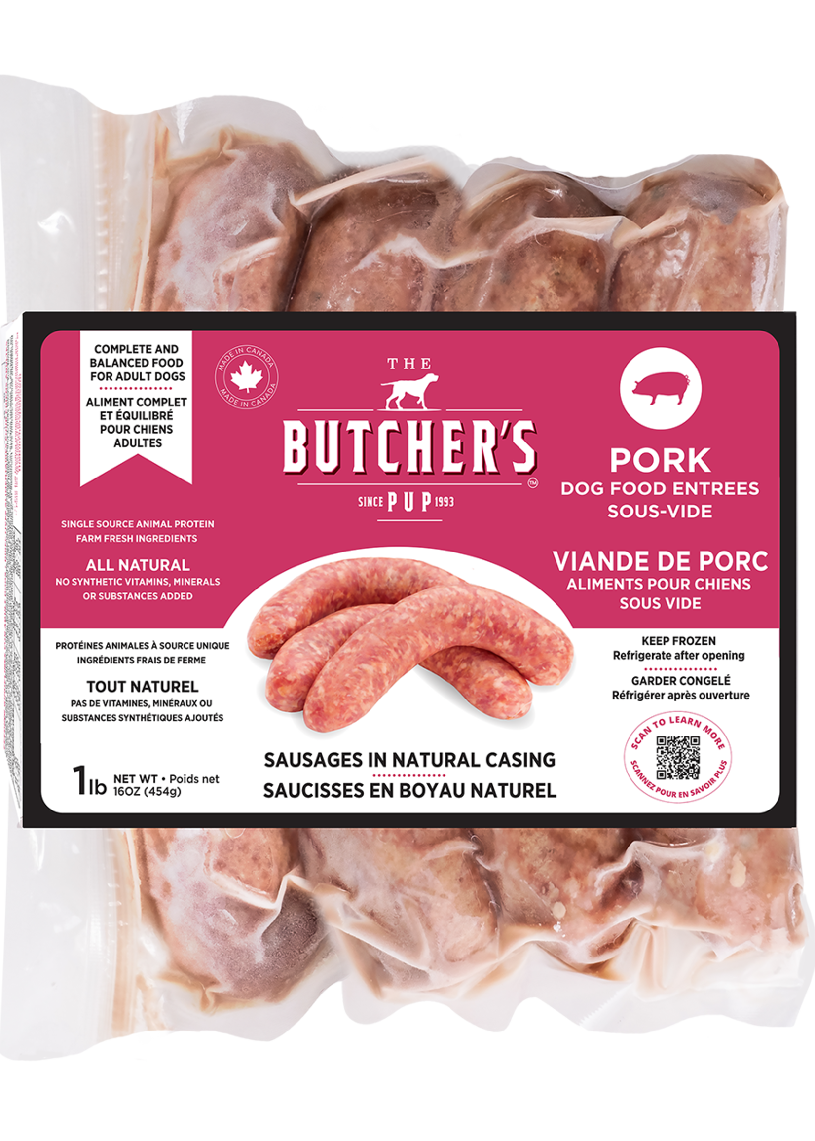 PORK SOUS-VIDE SAUSAGES