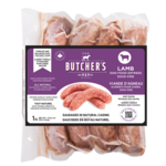 Entrées de saucisses d'agneau sous vide