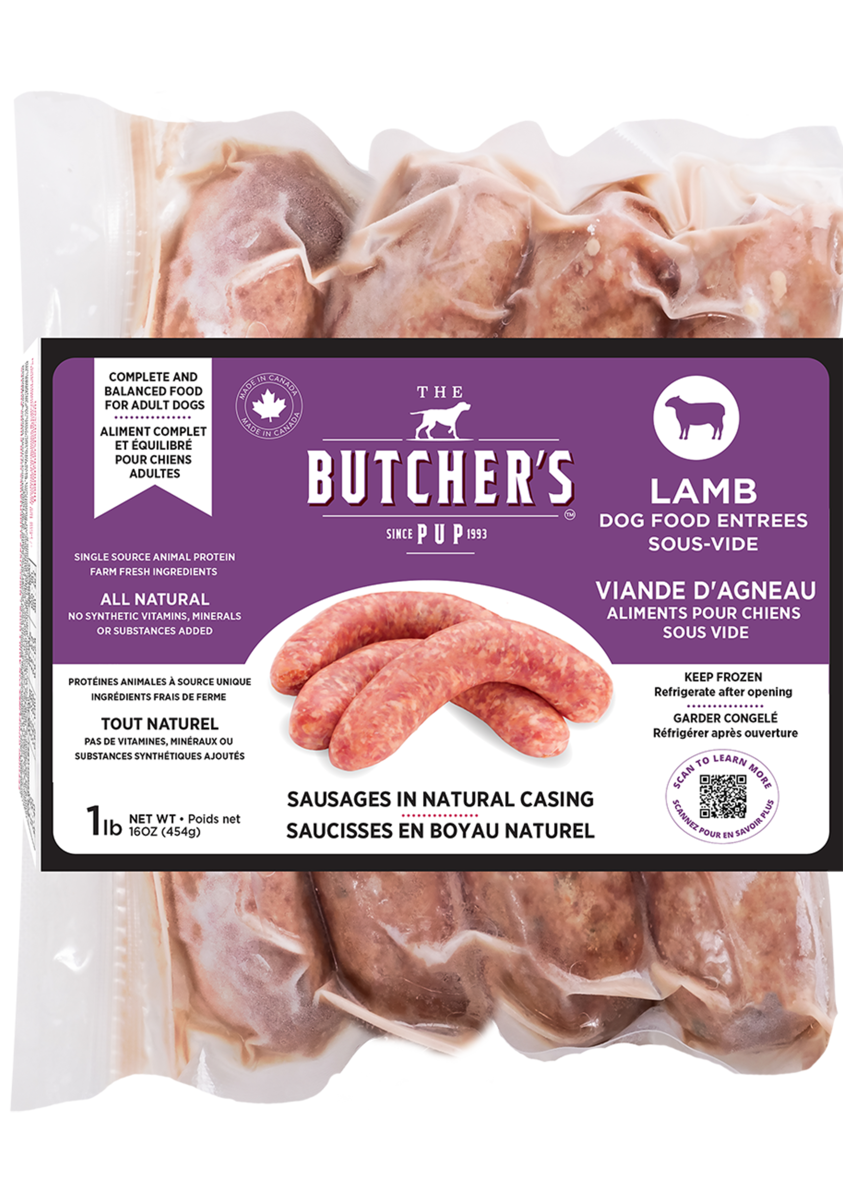 LAMB SOUS-VIDE SAUSAGES