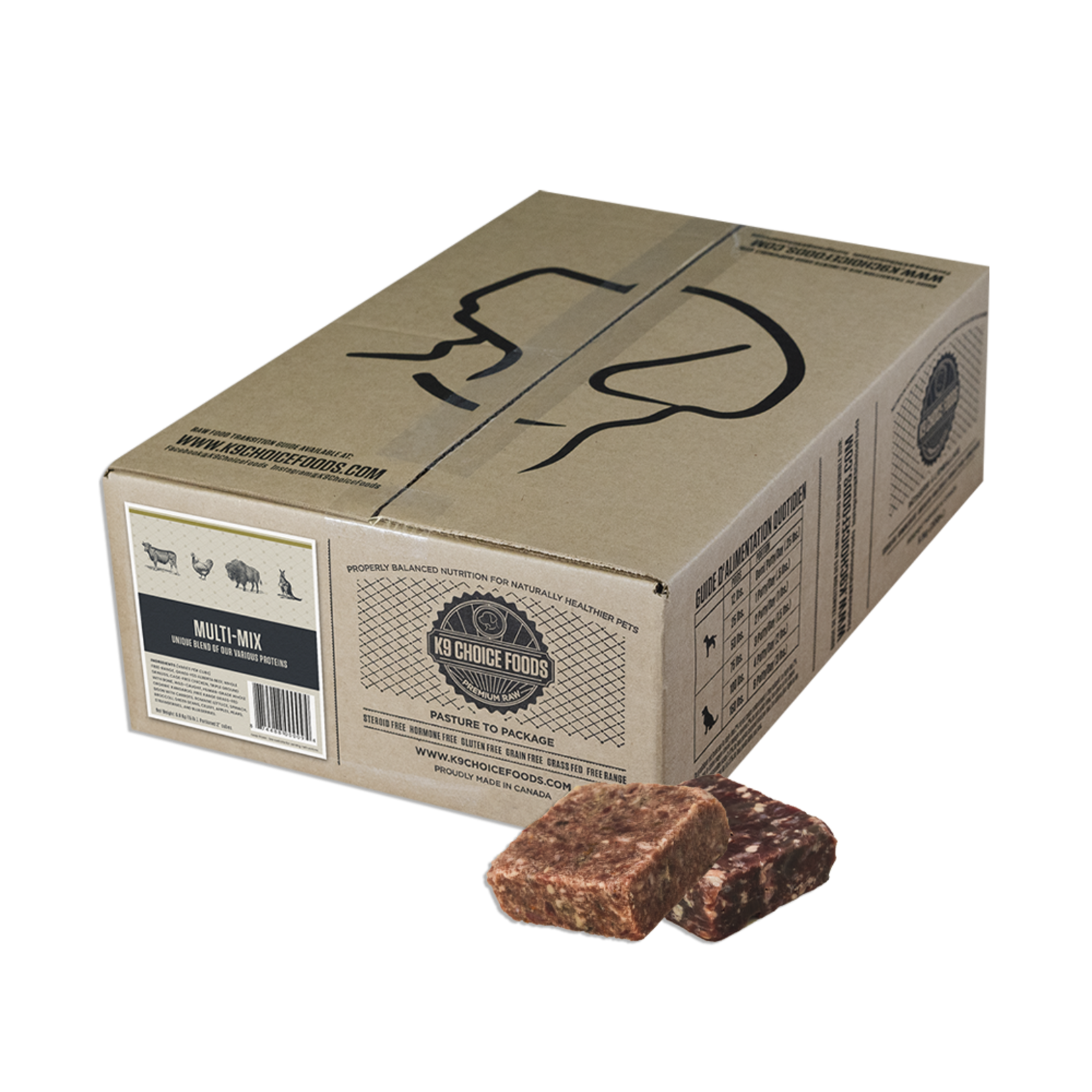 Multi Mix Nourriture congelée pour chien