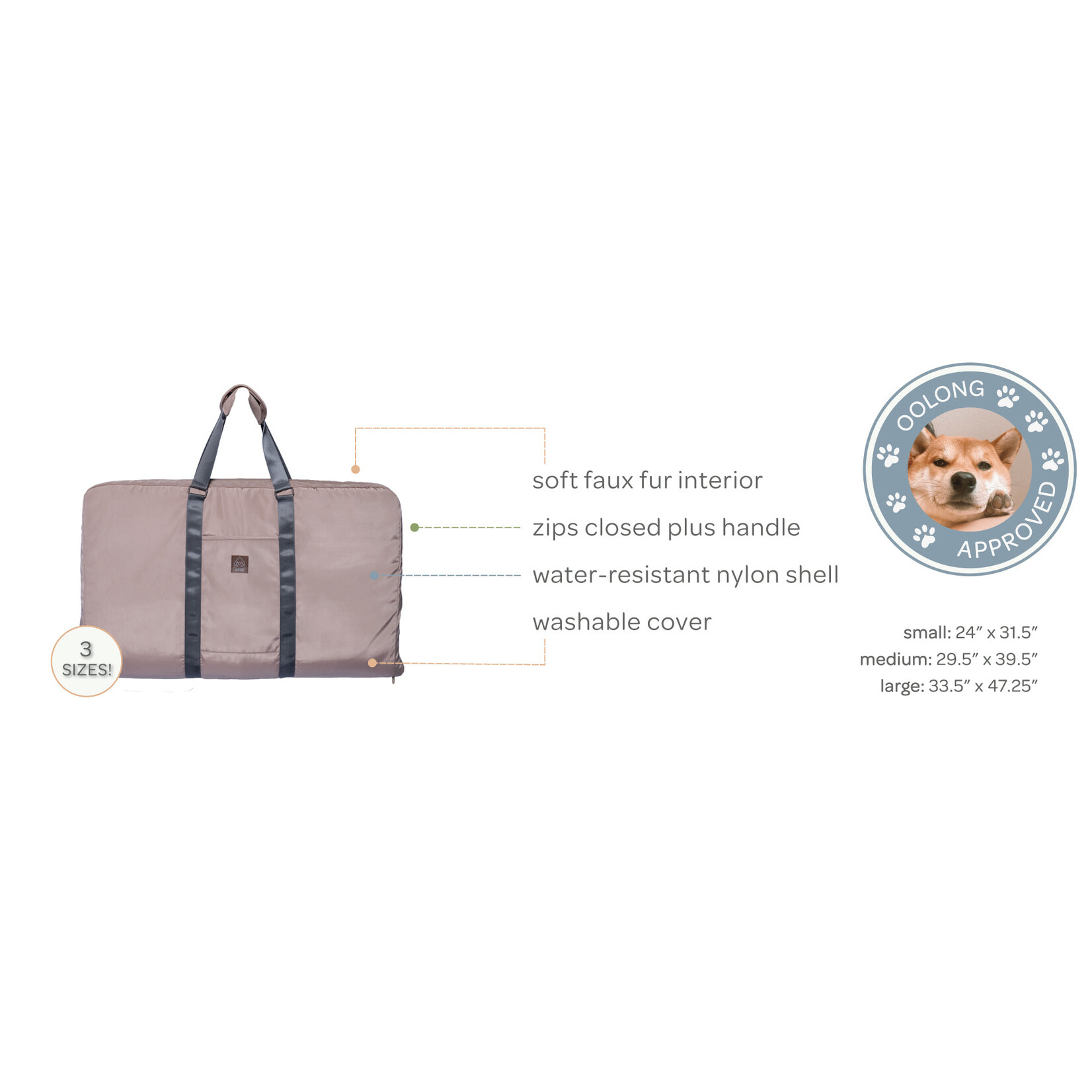 pet travel bed