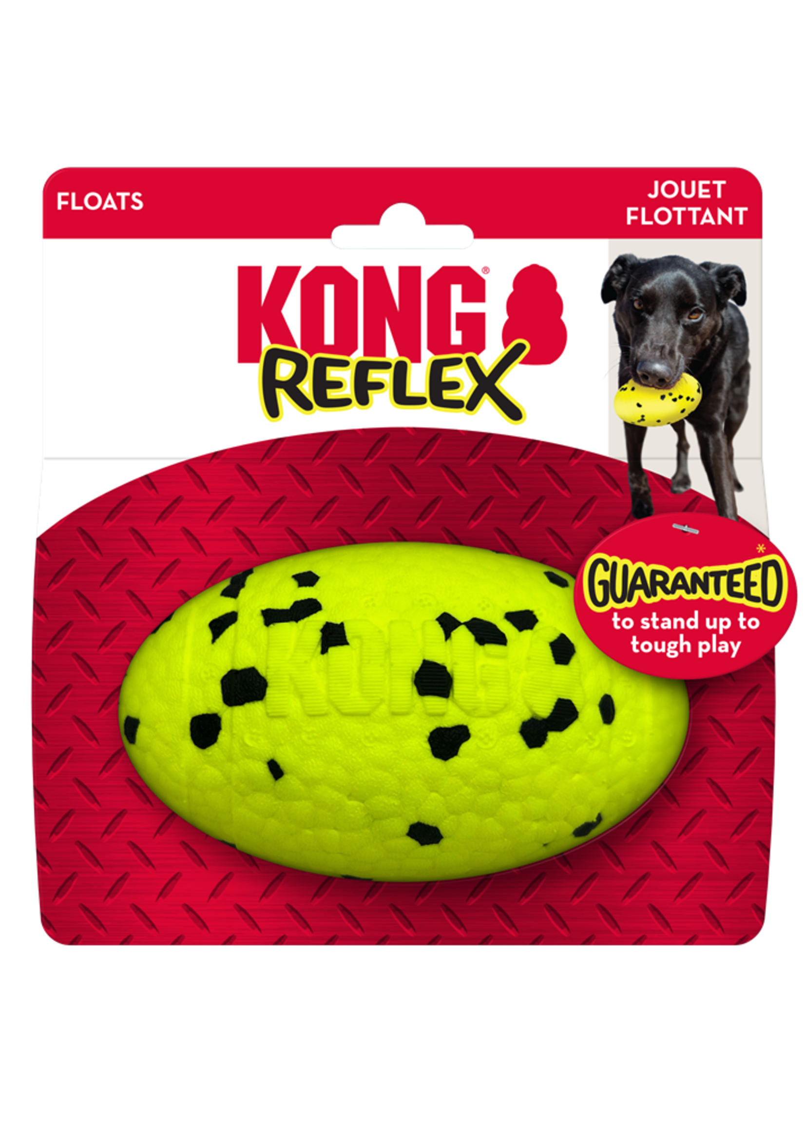 kong Jouet flottant pour chien Football réflexe