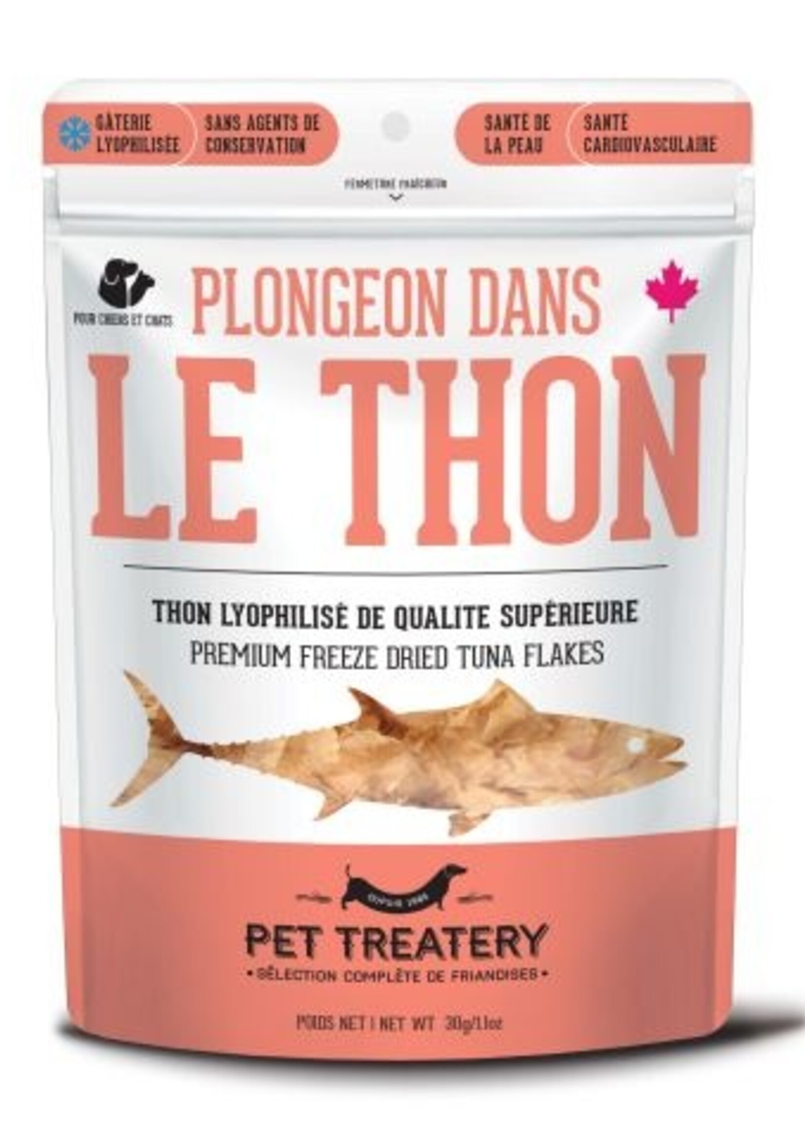 Premium freeze dried tuna flakes for cat an dog 30gr