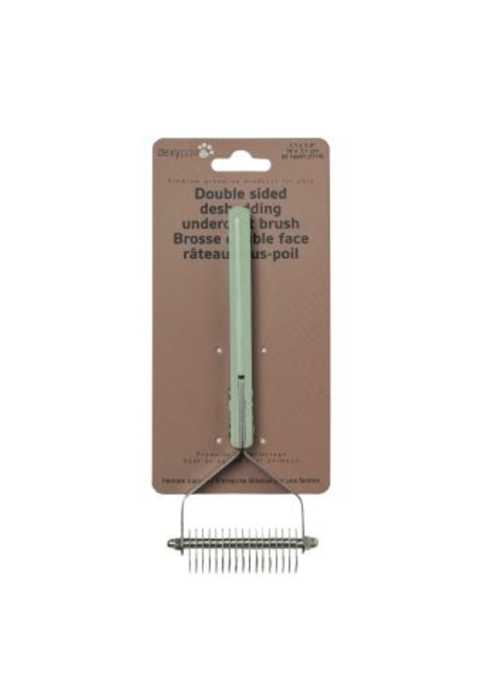 Double-Sided Wire Brush, Undercoat Rake