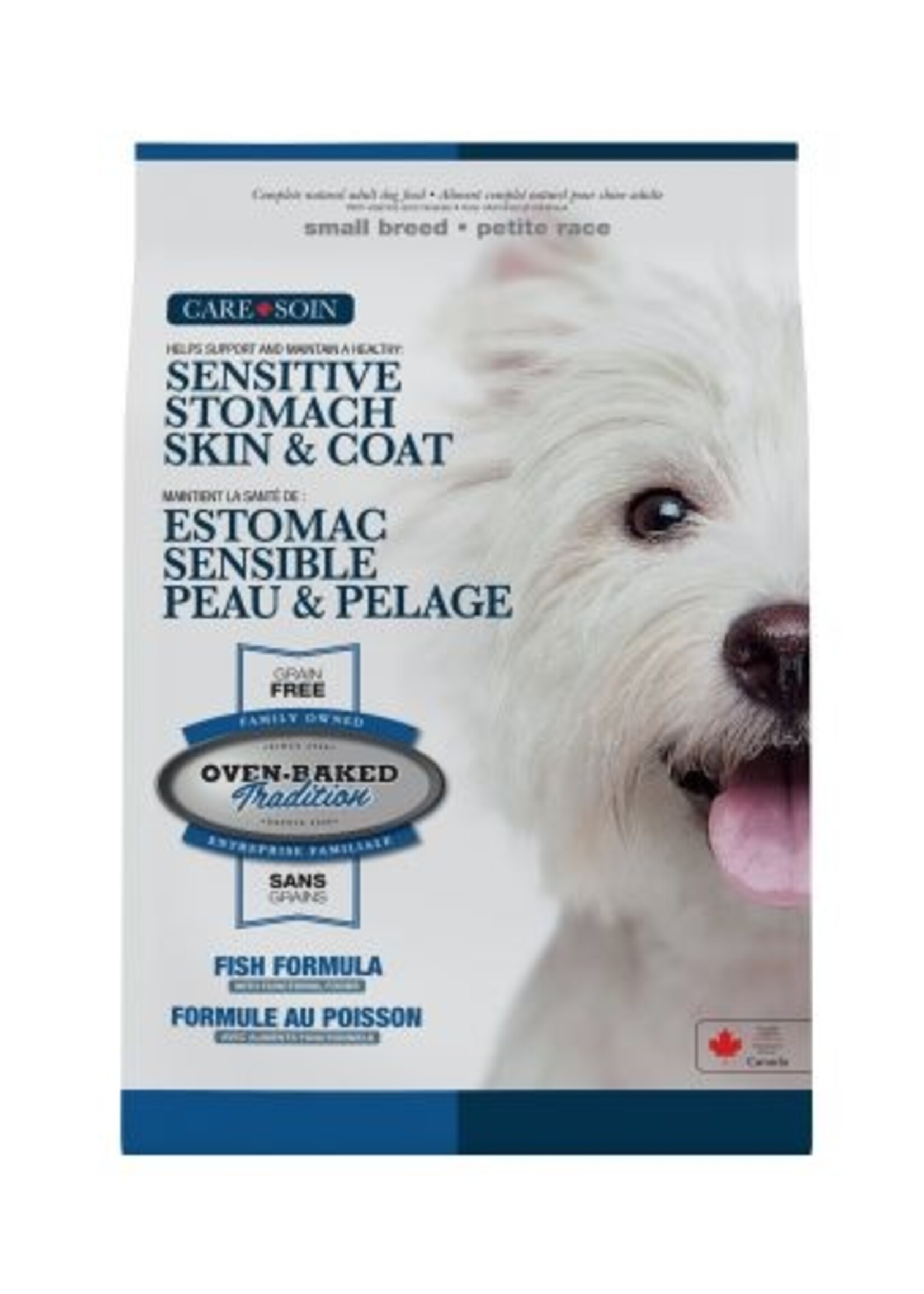 Nourriture Sèche Sans Grains Pour Chien De Petite Race / Peau et Estomac - Poisson