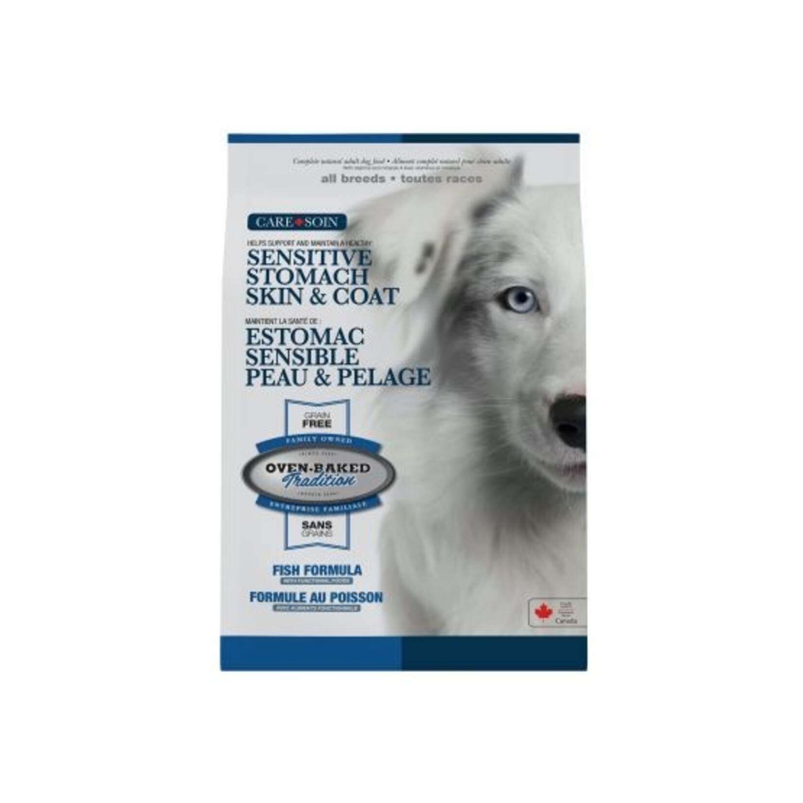 Nourriture Sèche Sans Grains Pour Chien / Peau et Estomac - Poisson