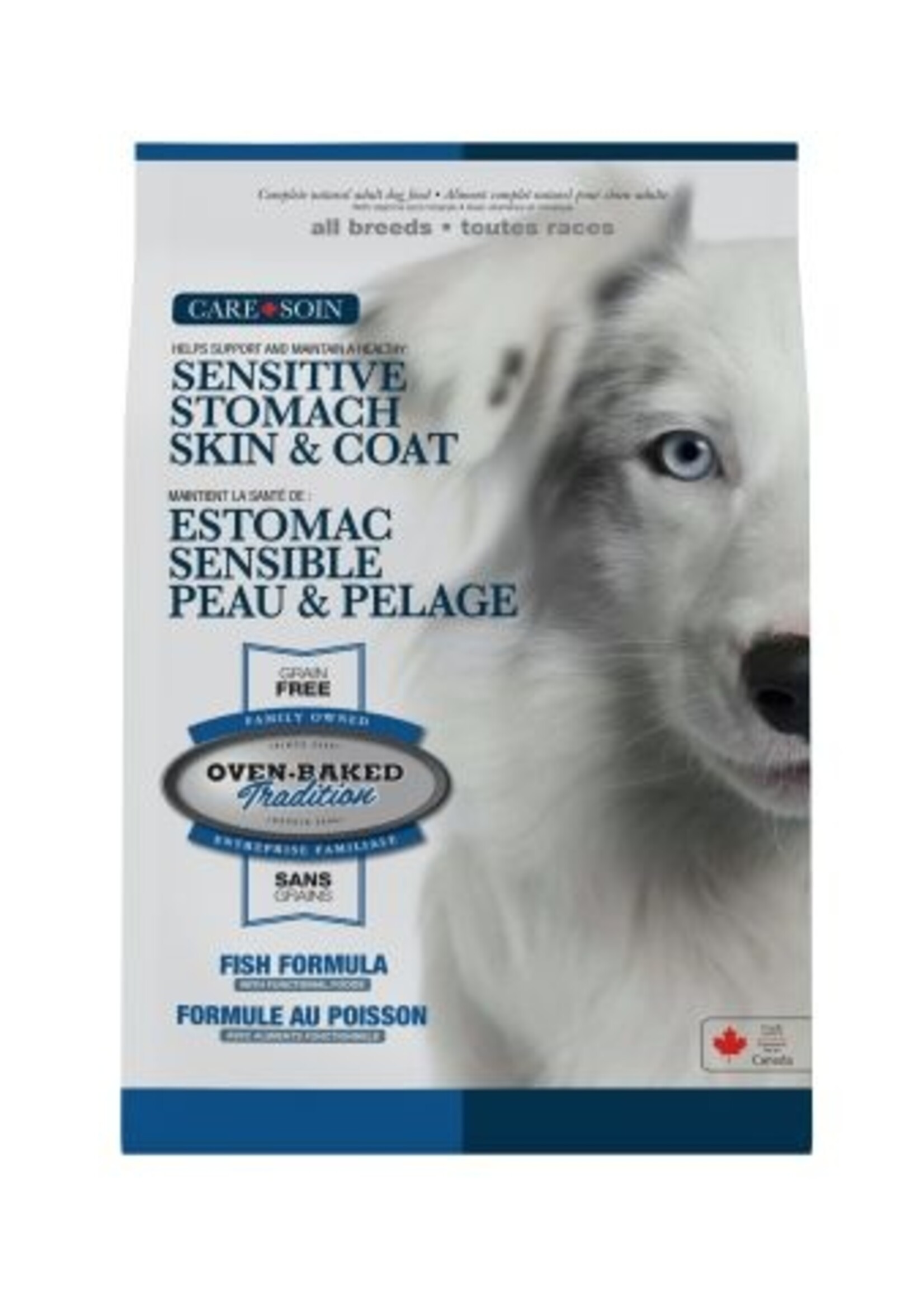 Nourriture Sèche Sans Grains Pour Chien / Peau et Estomac - Poisson