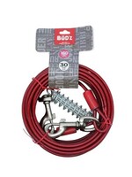 30' / 9m Tie-Out Cable with Spring (for Dogs up to 160 lbs)