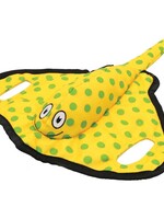 Yellow stingray tug dog toy