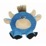 Round cow dog toy