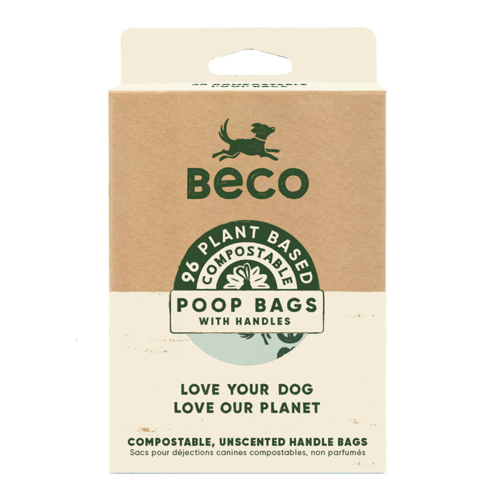 Bags with handles, unscented