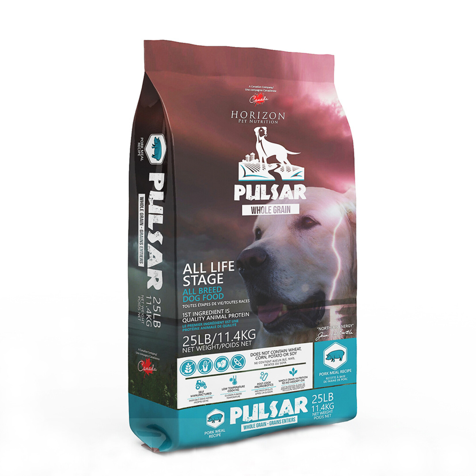 PULSAR Whole Grain Pork Formula Dry Dog Food